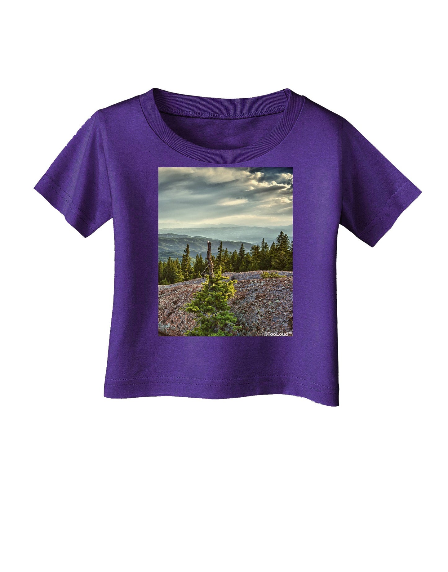 Nature Photography - Pine Kingdom Infant T-Shirt Dark by-Infant T-Shirt-TooLoud-Purple-06-Months-Davson Sales