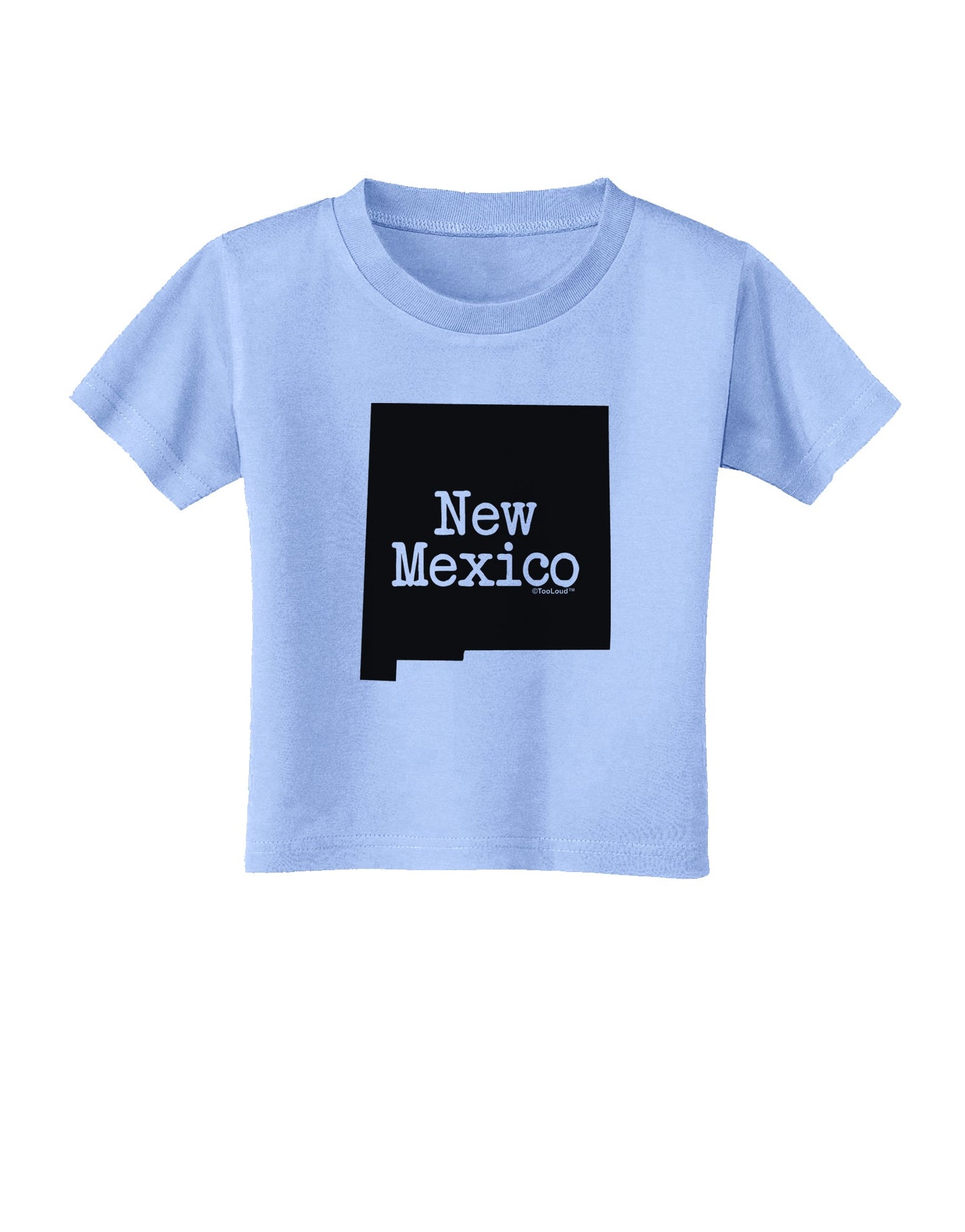 New Mexico - United States Shape Toddler T-Shirt by TooLoud-Toddler T-Shirt-TooLoud-Aquatic-Blue-2T-Davson Sales