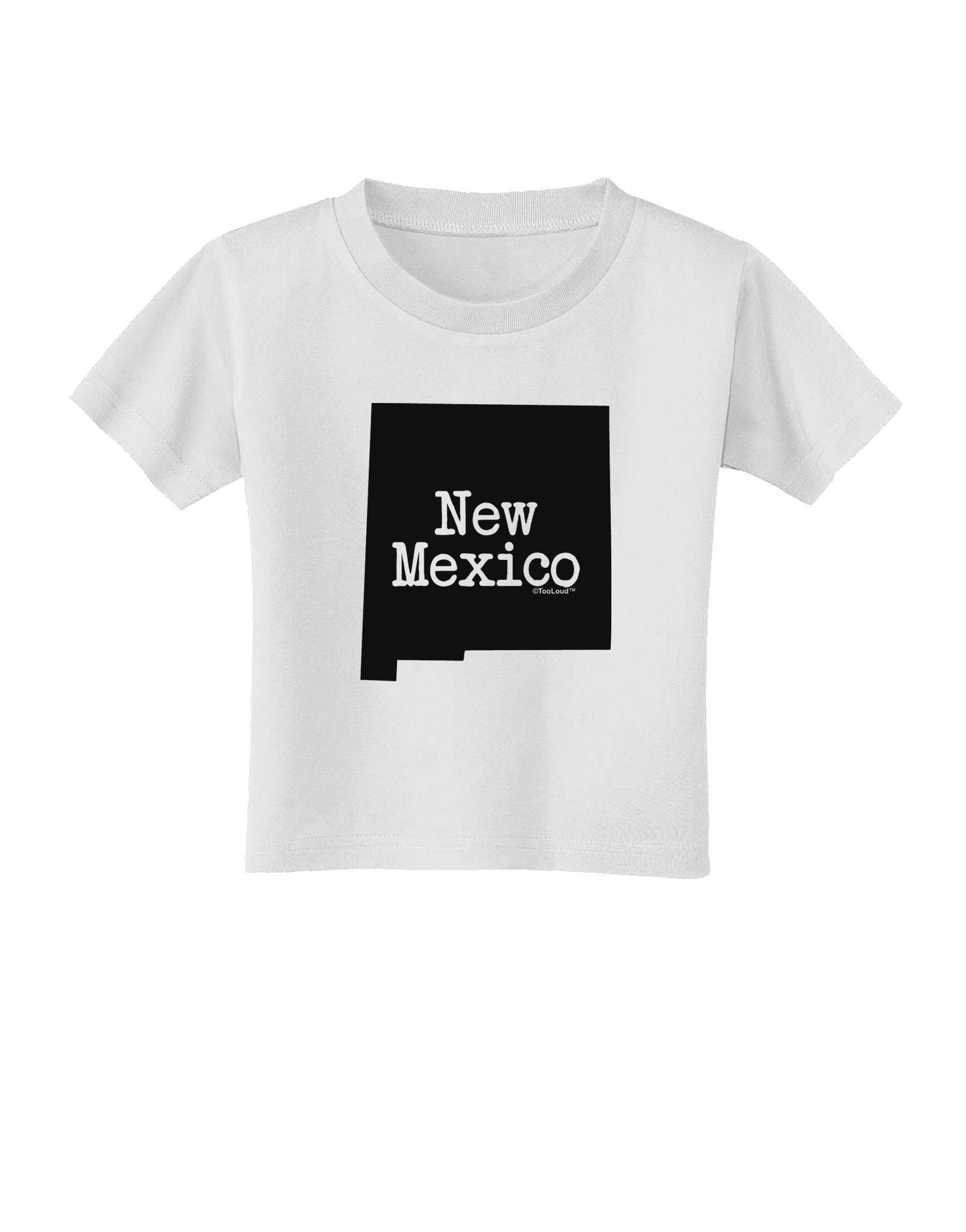 New Mexico - United States Shape Toddler T-Shirt by TooLoud-Toddler T-Shirt-TooLoud-White-2T-Davson Sales