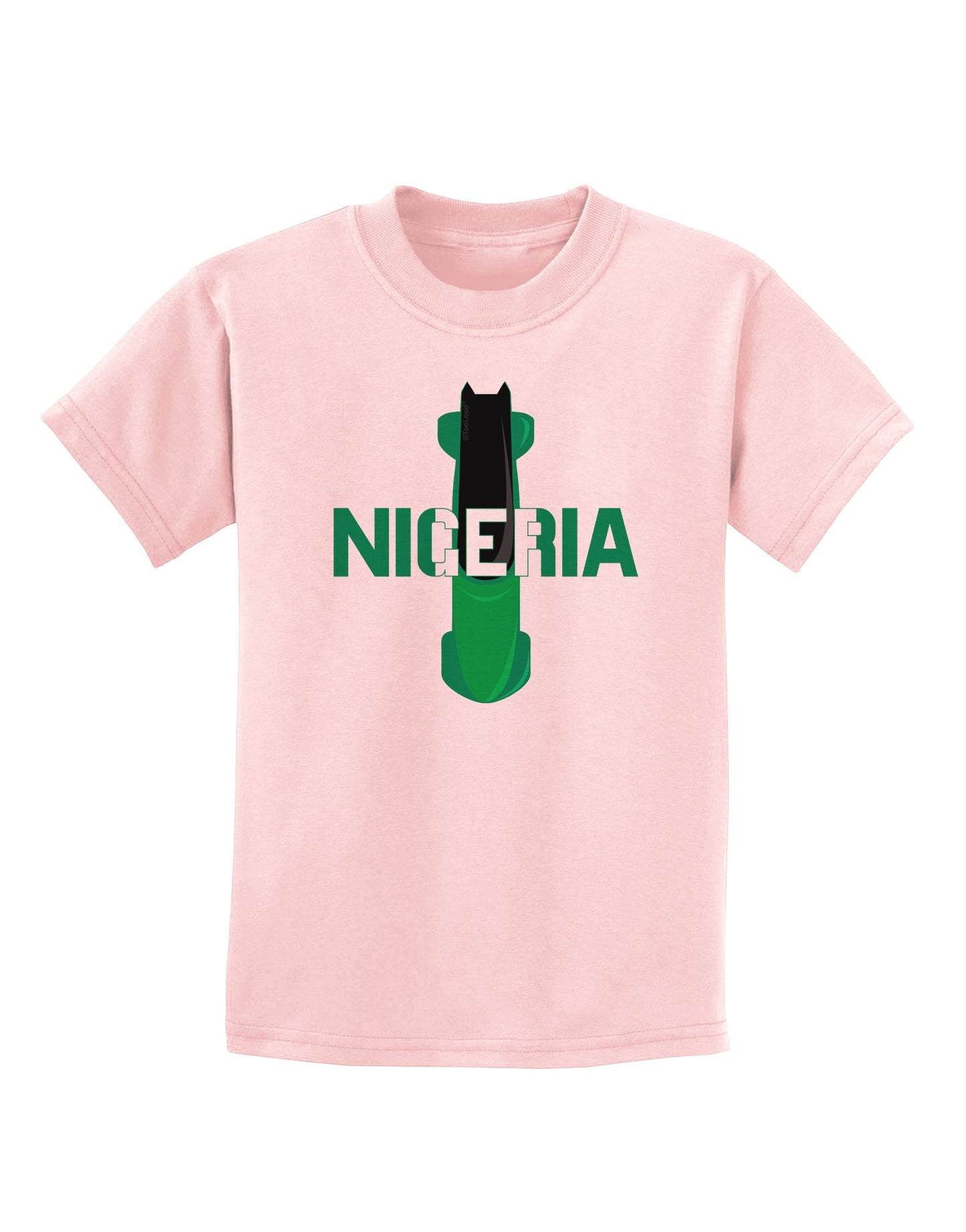 Nigeria Bobsled Childrens T-Shirt by TooLoud-TooLoud-PalePink-X-Small-Davson Sales