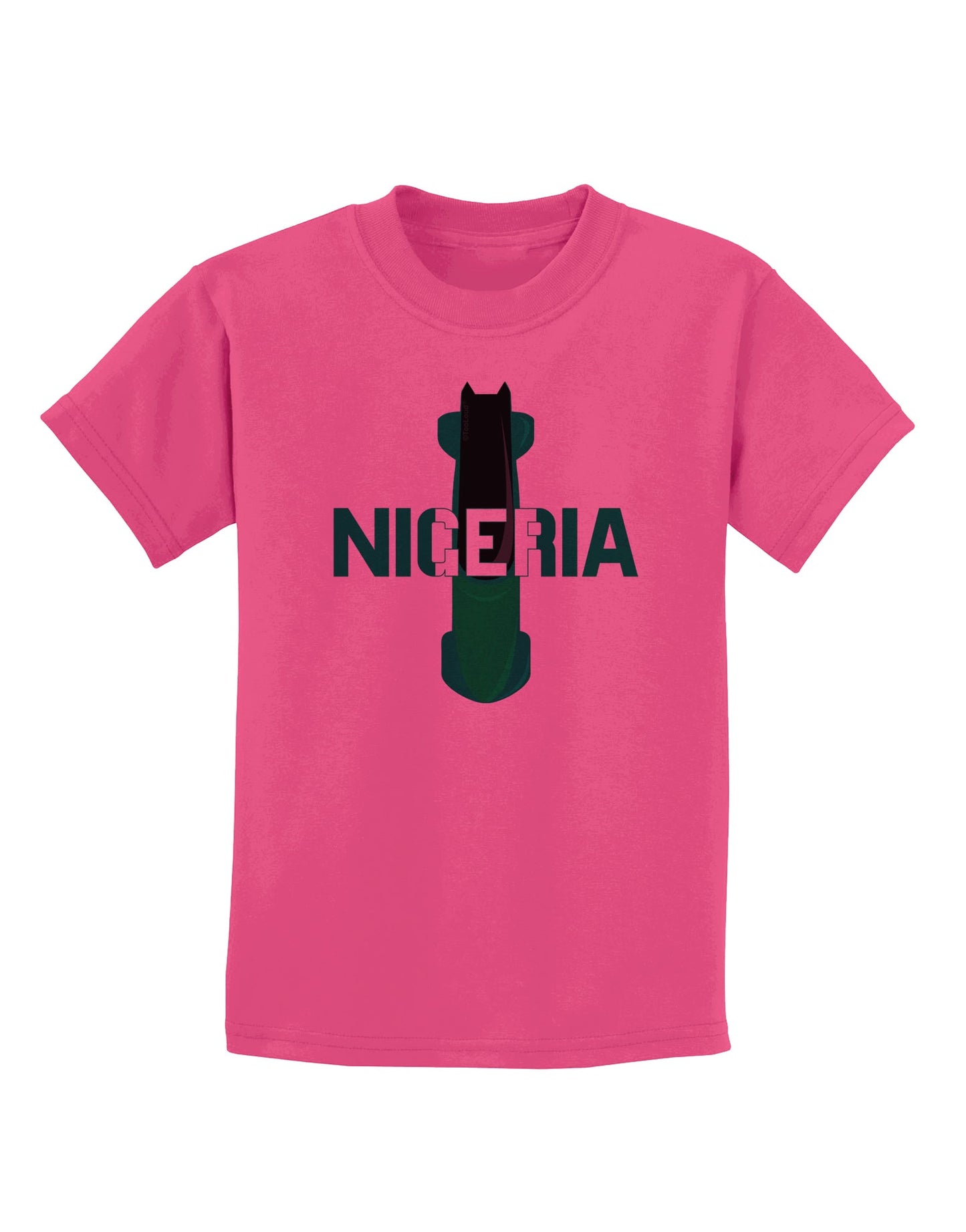 Nigeria Bobsled Childrens T-Shirt by TooLoud-TooLoud-Sangria-X-Small-Davson Sales