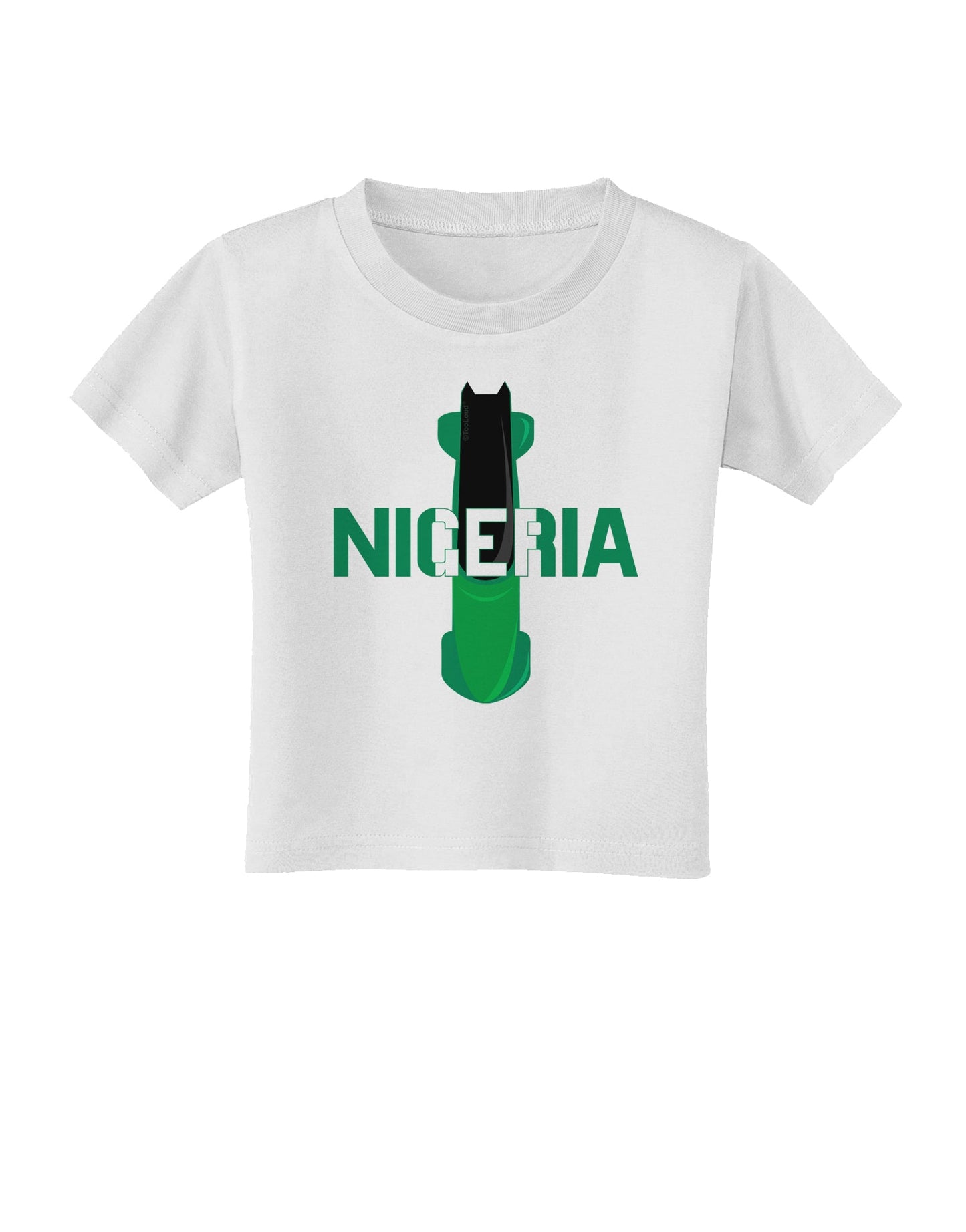 Nigeria Bobsled Toddler T-Shirt by TooLoud-Toddler T-Shirt-TooLoud-White-2T-Davson Sales
