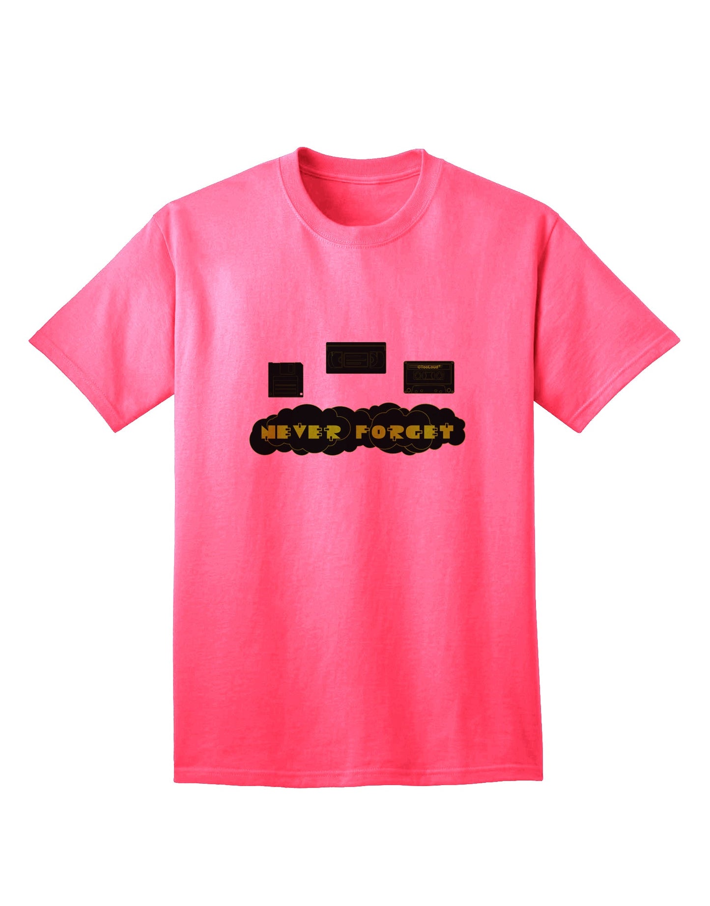 Nostalgic and Humorous Retro 80's Adult T-Shirt by TooLoud-Mens T-shirts-TooLoud-Neon-Pink-Small-Davson Sales