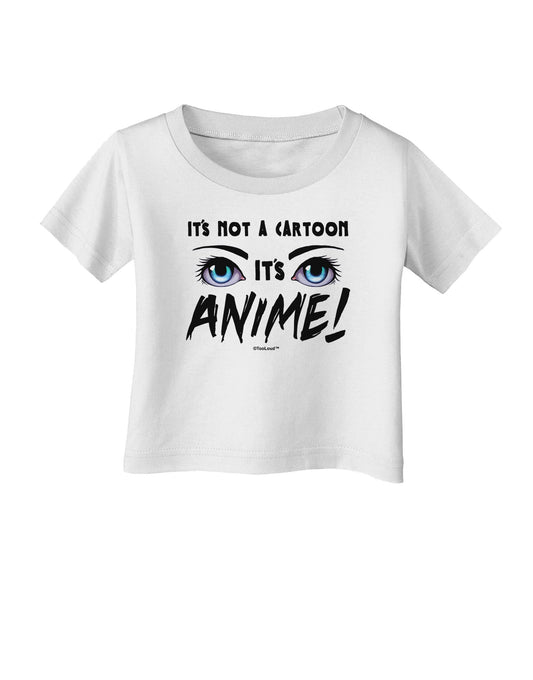 Not A Cartoon Eyes Blue Infant T-Shirt-Infant T-Shirt-TooLoud-White-06-Months-Davson Sales