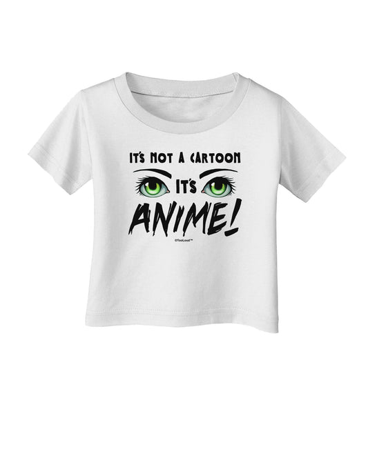 Not A Cartoon Eyes Green Infant T-Shirt-Infant T-Shirt-TooLoud-White-06-Months-Davson Sales