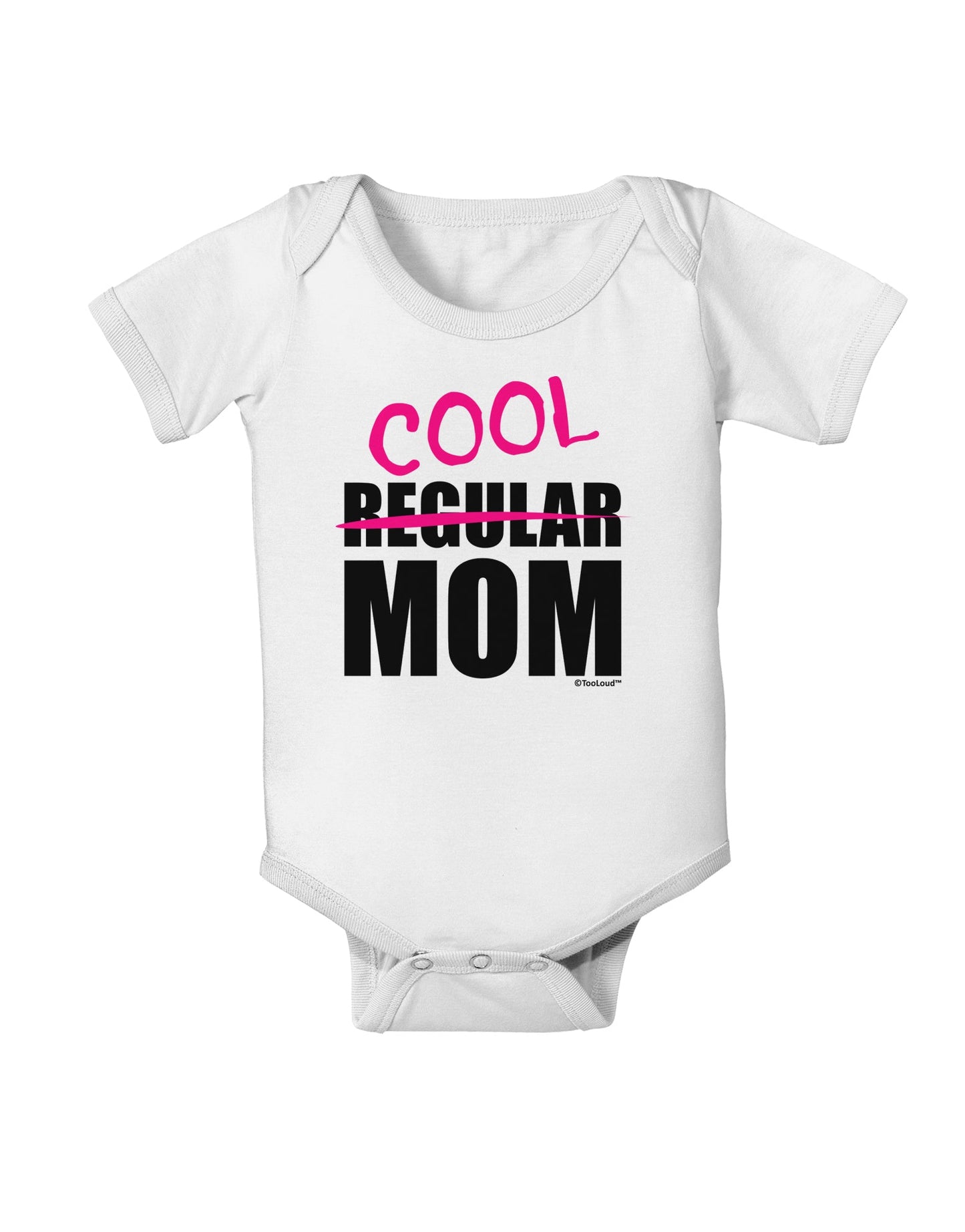 Not A Regular Mom Design Baby Romper Bodysuit by TooLoud-Baby Romper-TooLoud-White-06-Months-Davson Sales