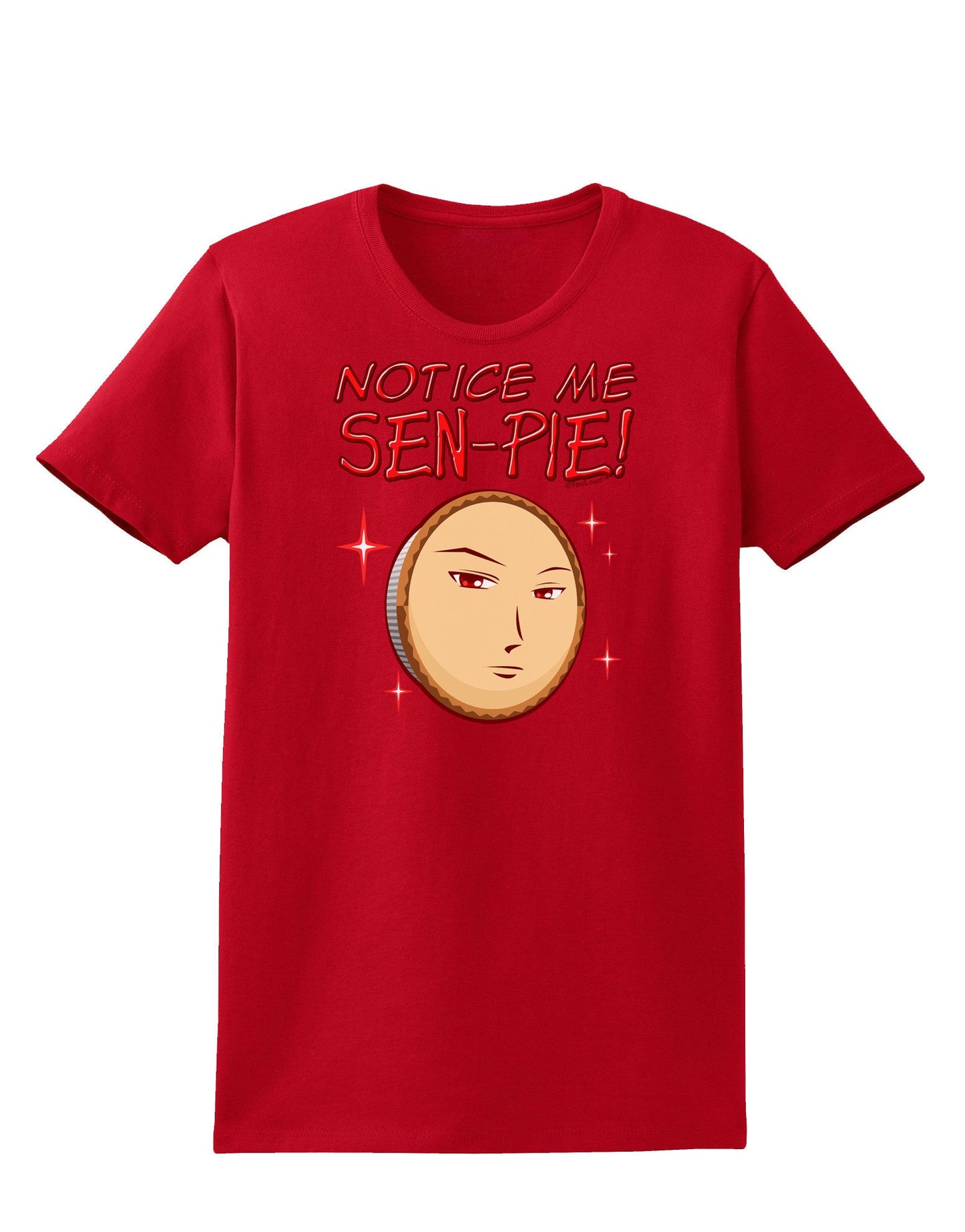 Notice Me Sen-pie Womens Dark T-Shirt-TooLoud-Red-X-Small-Davson Sales