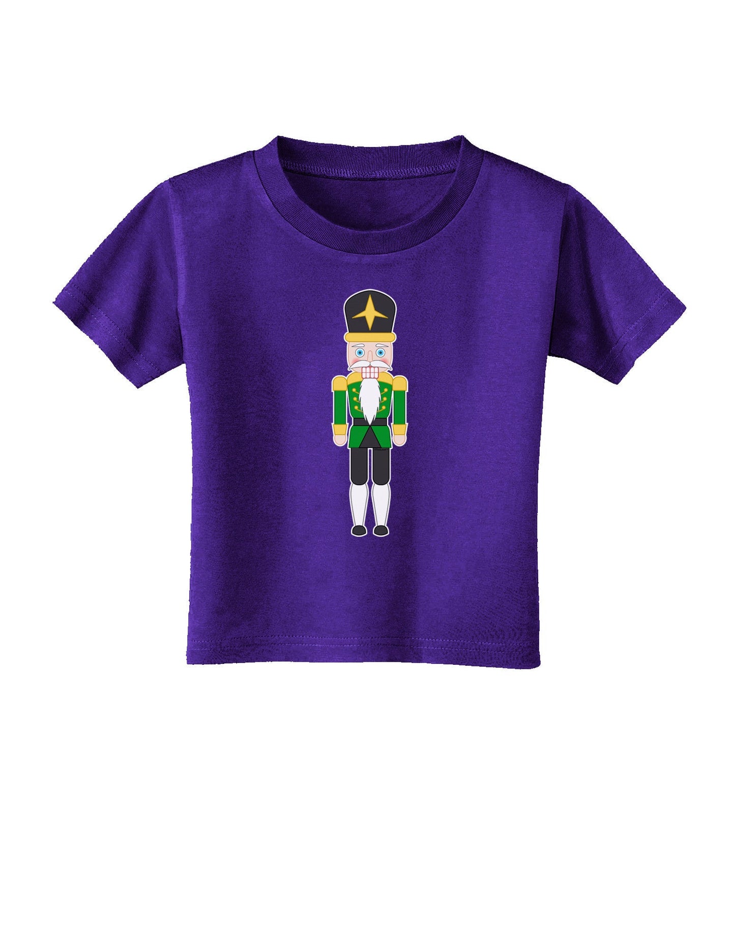 Nutcracker Design - Green Gold Black Toddler T-Shirt Dark-Toddler T-Shirt-TooLoud-Purple-2T-Davson Sales