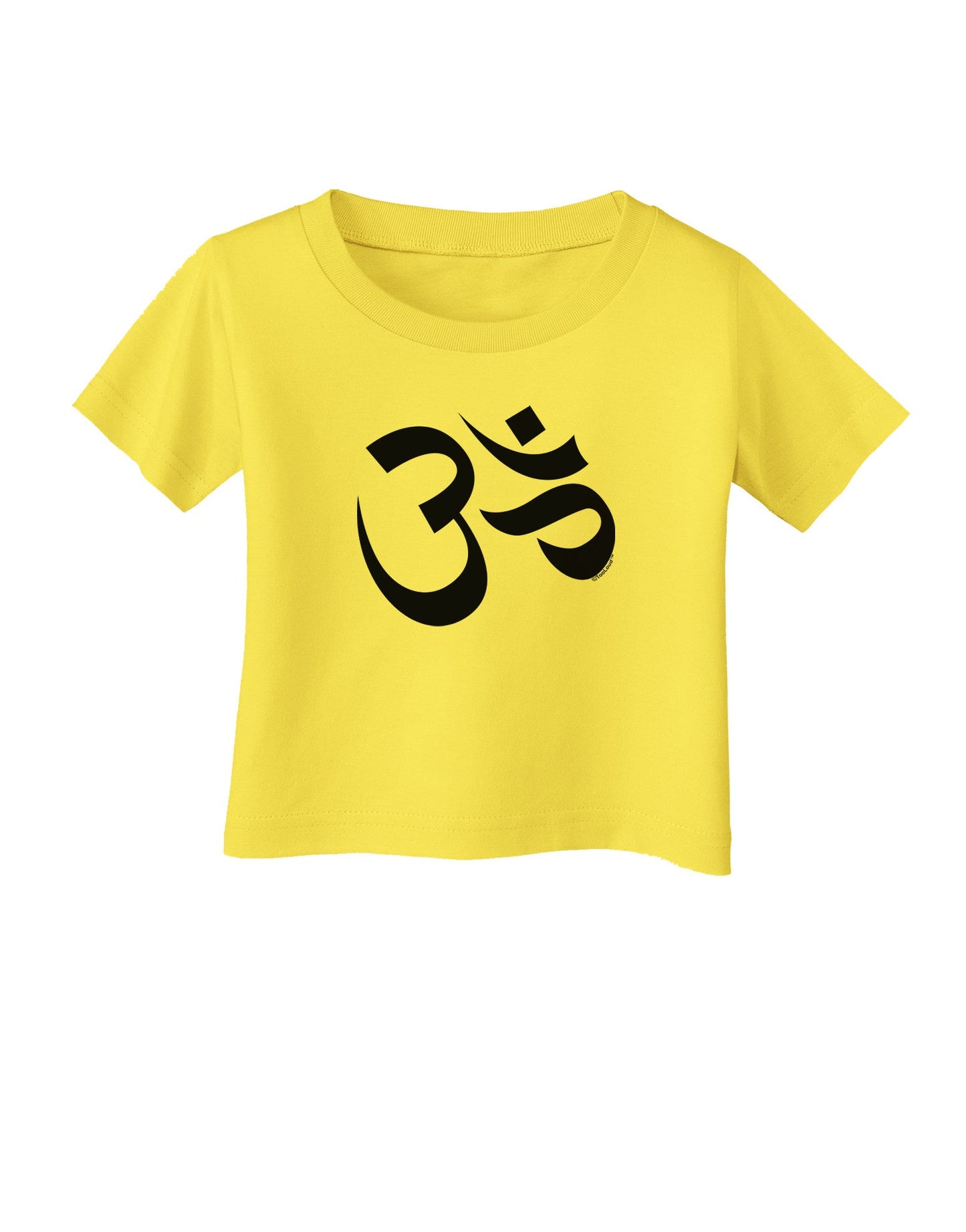 Om Symbol Infant T-Shirt-Infant T-Shirt-TooLoud-Yellow-06-Months-Davson Sales