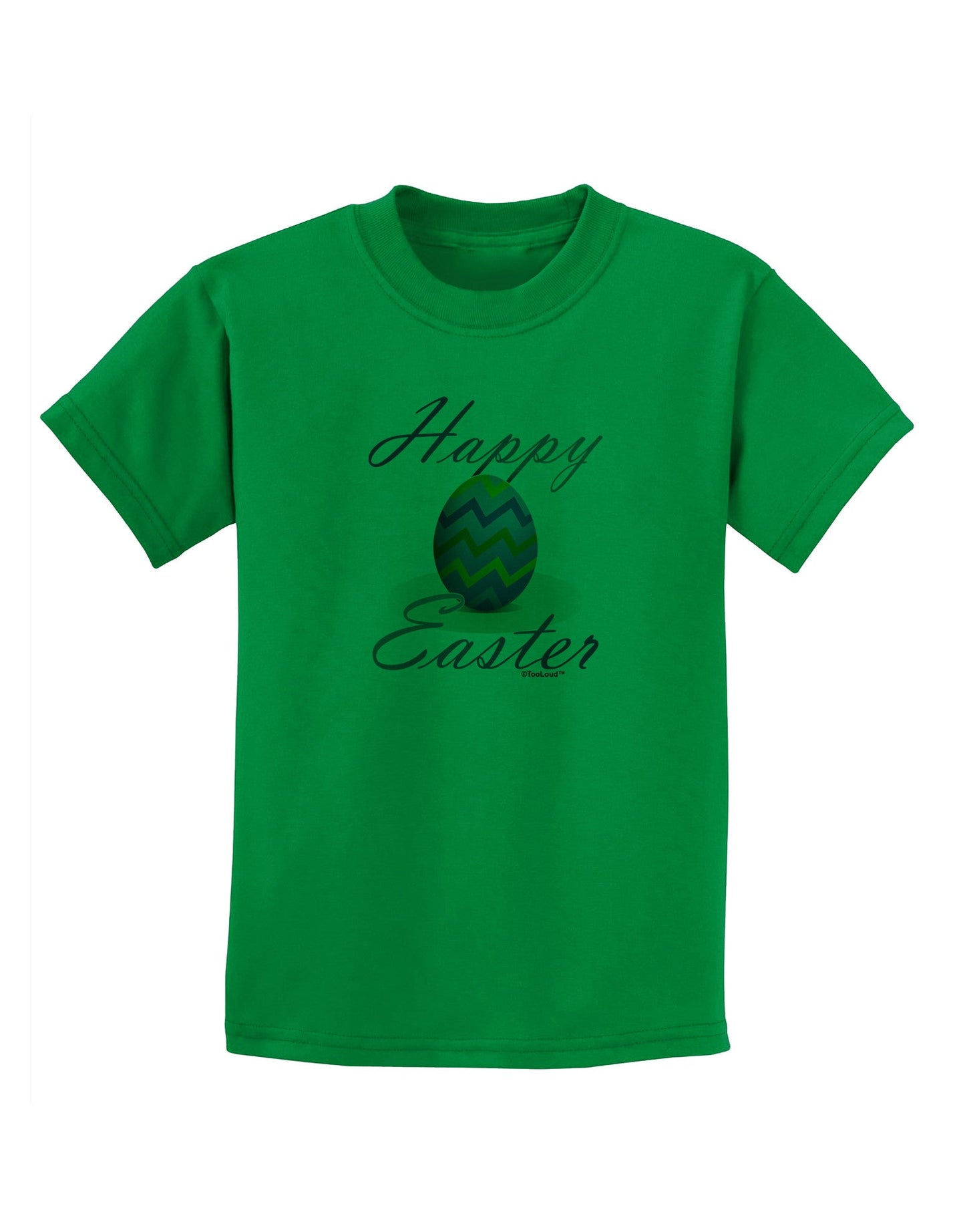 One Happy Easter Egg Childrens T-Shirt-Childrens T-Shirt-TooLoud-Kelly-Green-X-Small-Davson Sales