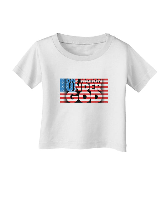 One Nation Under God Infant T-Shirt-Infant T-Shirt-TooLoud-White-06-Months-Davson Sales