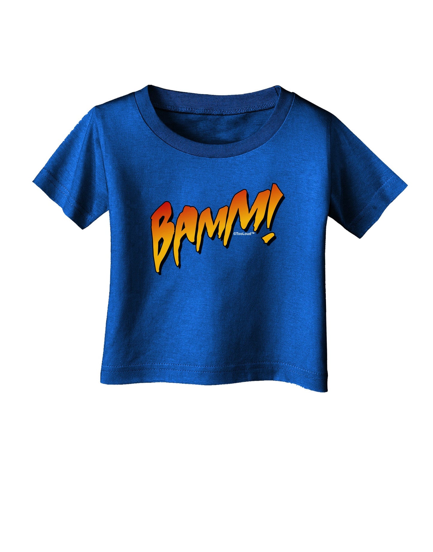 Onomatopoeia BAMM Infant T-Shirt Dark-Infant T-Shirt-TooLoud-Royal-Blue-06-Months-Davson Sales