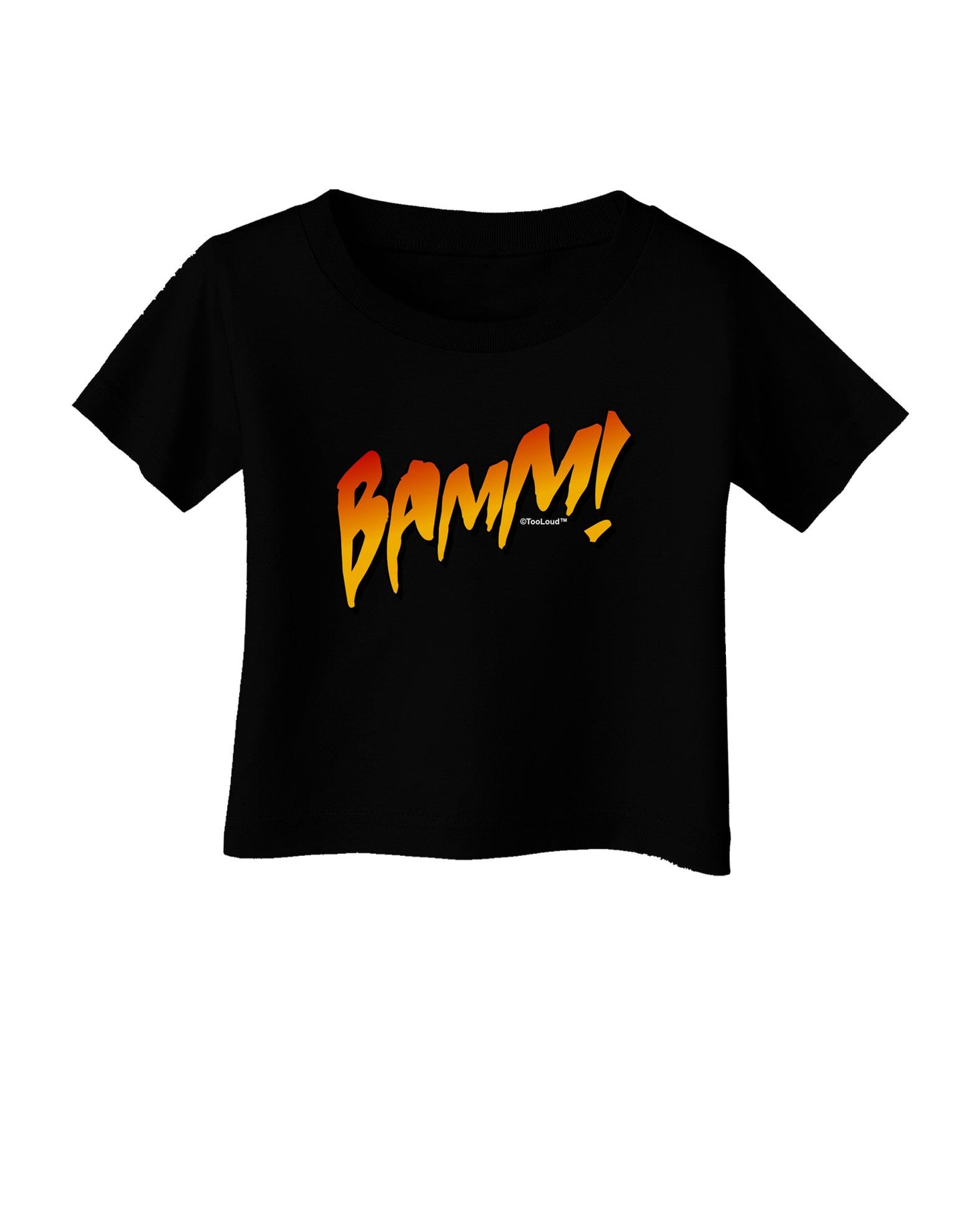 Onomatopoeia BAMM Infant T-Shirt Dark-Infant T-Shirt-TooLoud-Black-06-Months-Davson Sales
