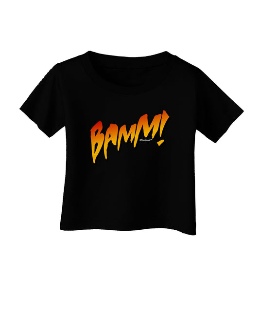 Onomatopoeia BAMM Infant T-Shirt Dark-Infant T-Shirt-TooLoud-Black-06-Months-Davson Sales