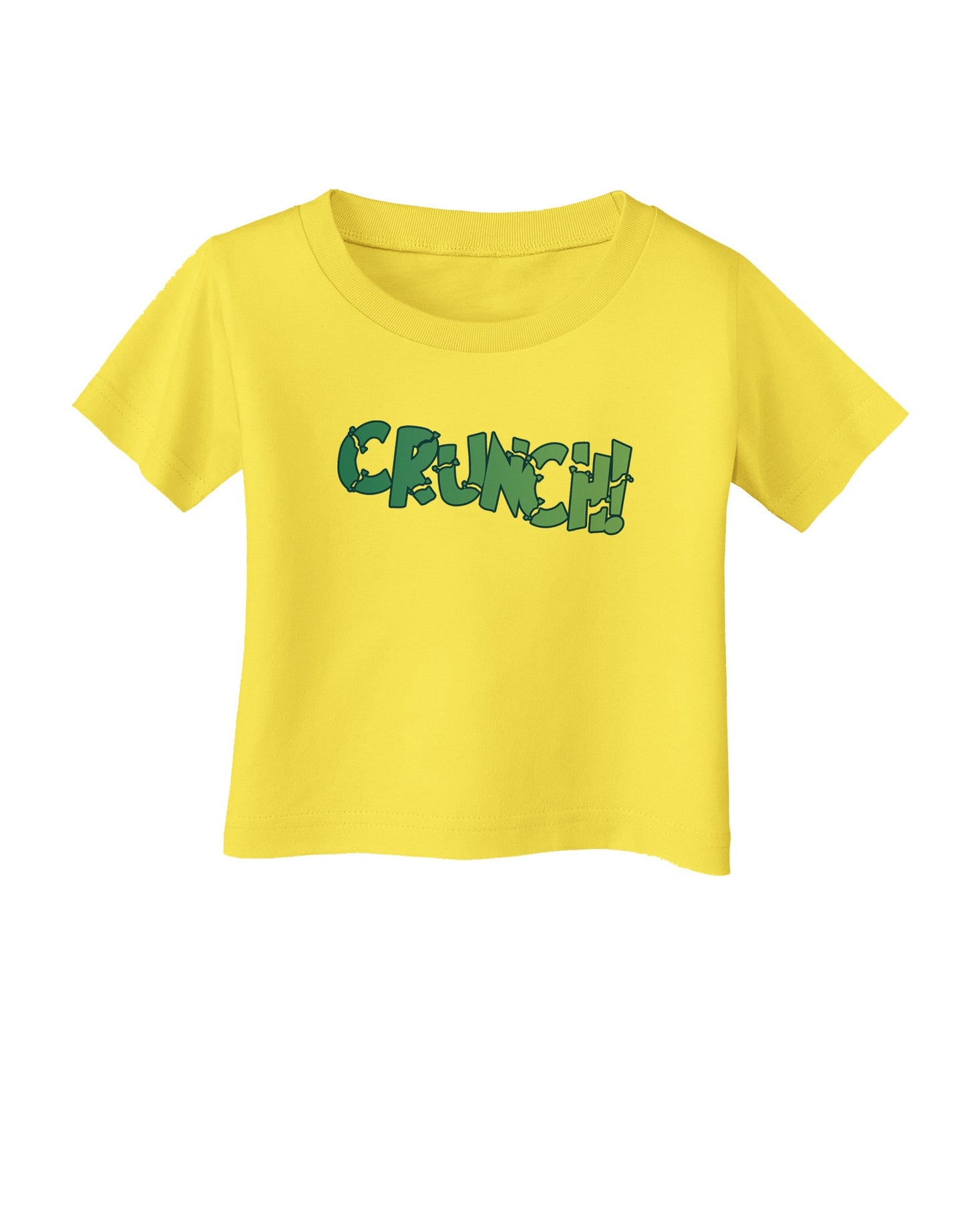 Onomatopoeia CRUNCH Infant T-Shirt-Infant T-Shirt-TooLoud-Yellow-06-Months-Davson Sales