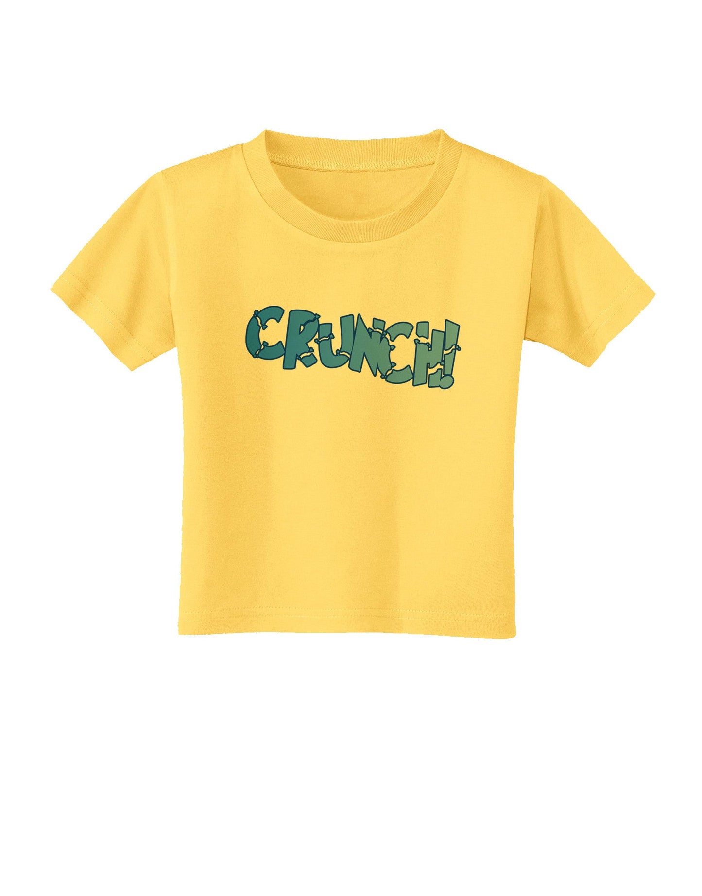 Onomatopoeia CRUNCH Toddler T-Shirt-Toddler T-Shirt-TooLoud-Yellow-2T-Davson Sales