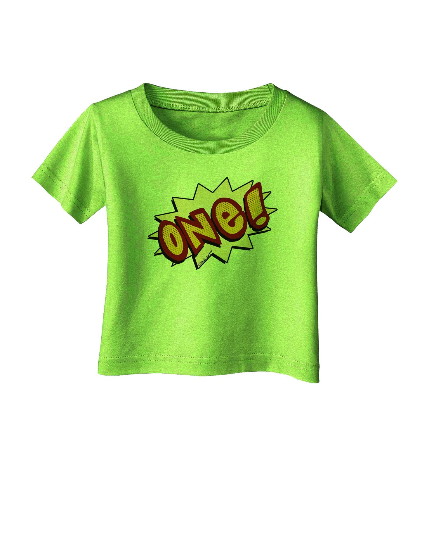Onomatopoeia One Birthday Infant T-Shirt-Infant T-Shirt-TooLoud-Lime-Green-06-Months-Davson Sales