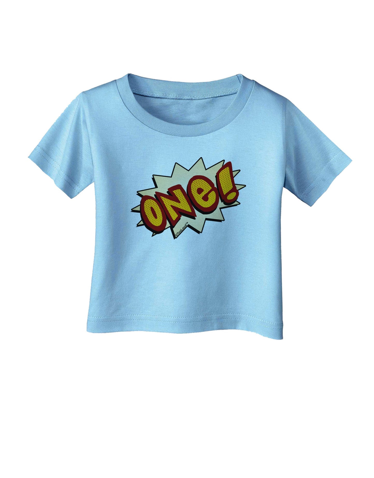 Onomatopoeia One Birthday Infant T-Shirt-Infant T-Shirt-TooLoud-Aquatic-Blue-06-Months-Davson Sales