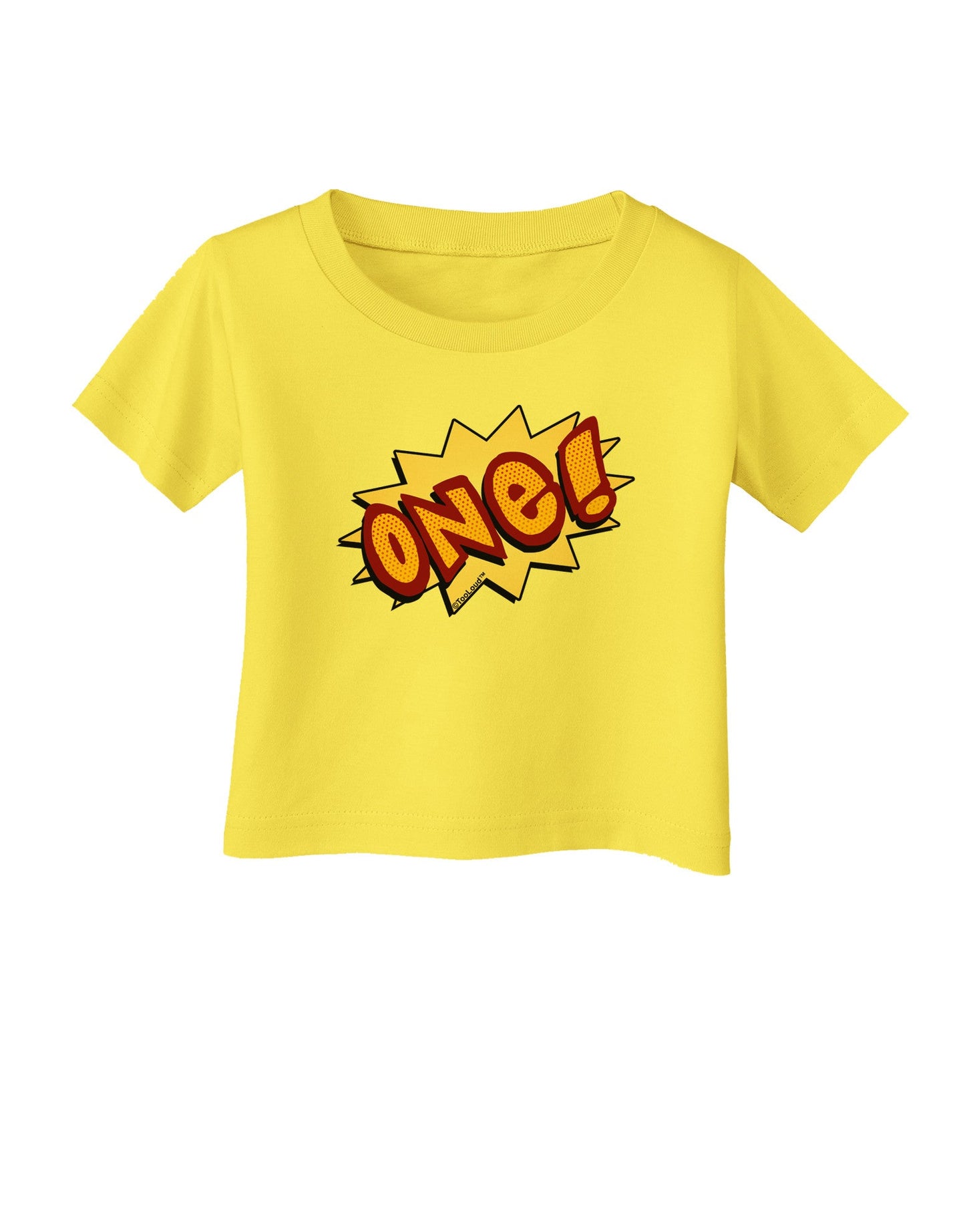 Onomatopoeia One Birthday Infant T-Shirt-Infant T-Shirt-TooLoud-Yellow-06-Months-Davson Sales
