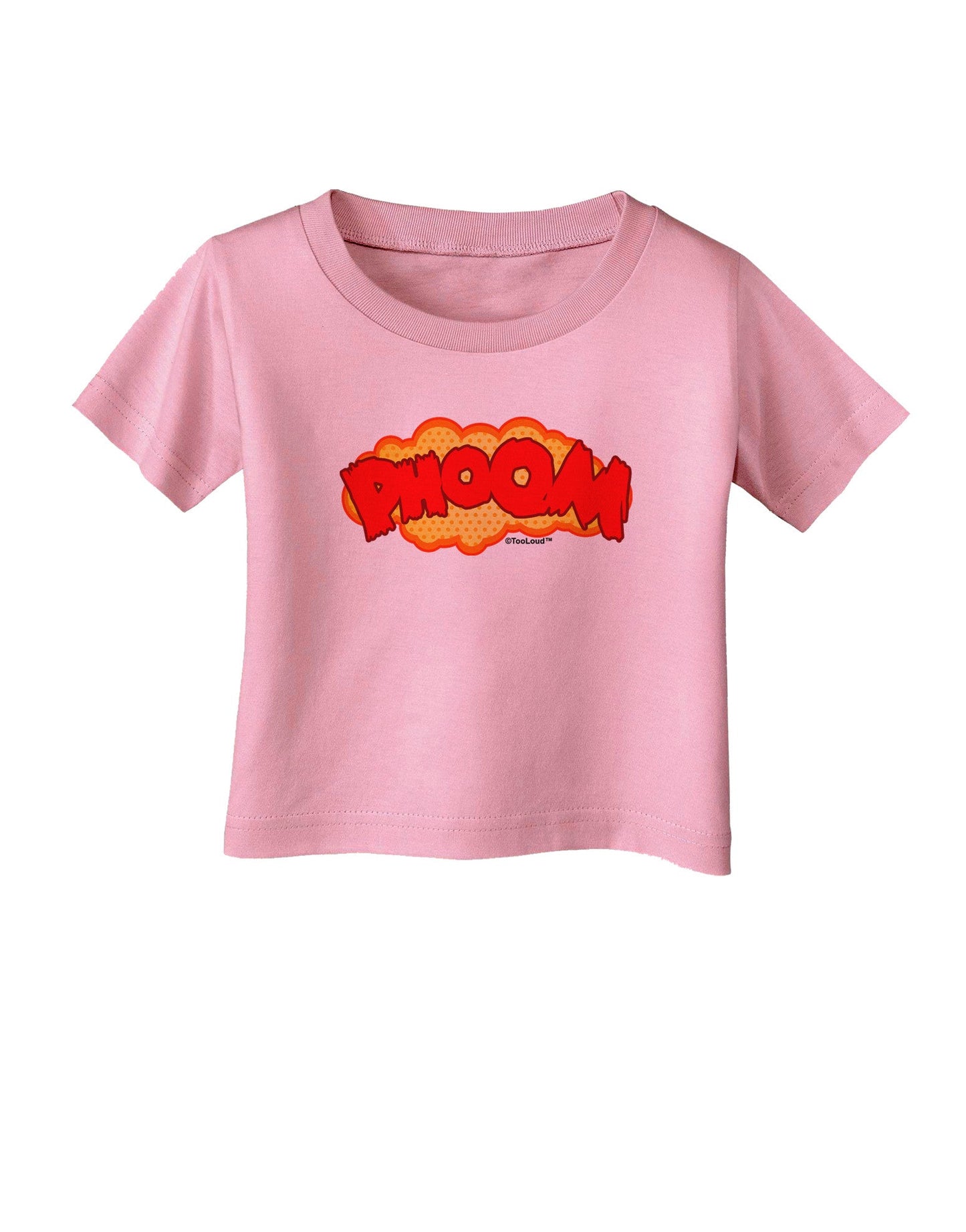 Onomatopoeia PHOOM Infant T-Shirt-Infant T-Shirt-TooLoud-Candy-Pink-06-Months-Davson Sales
