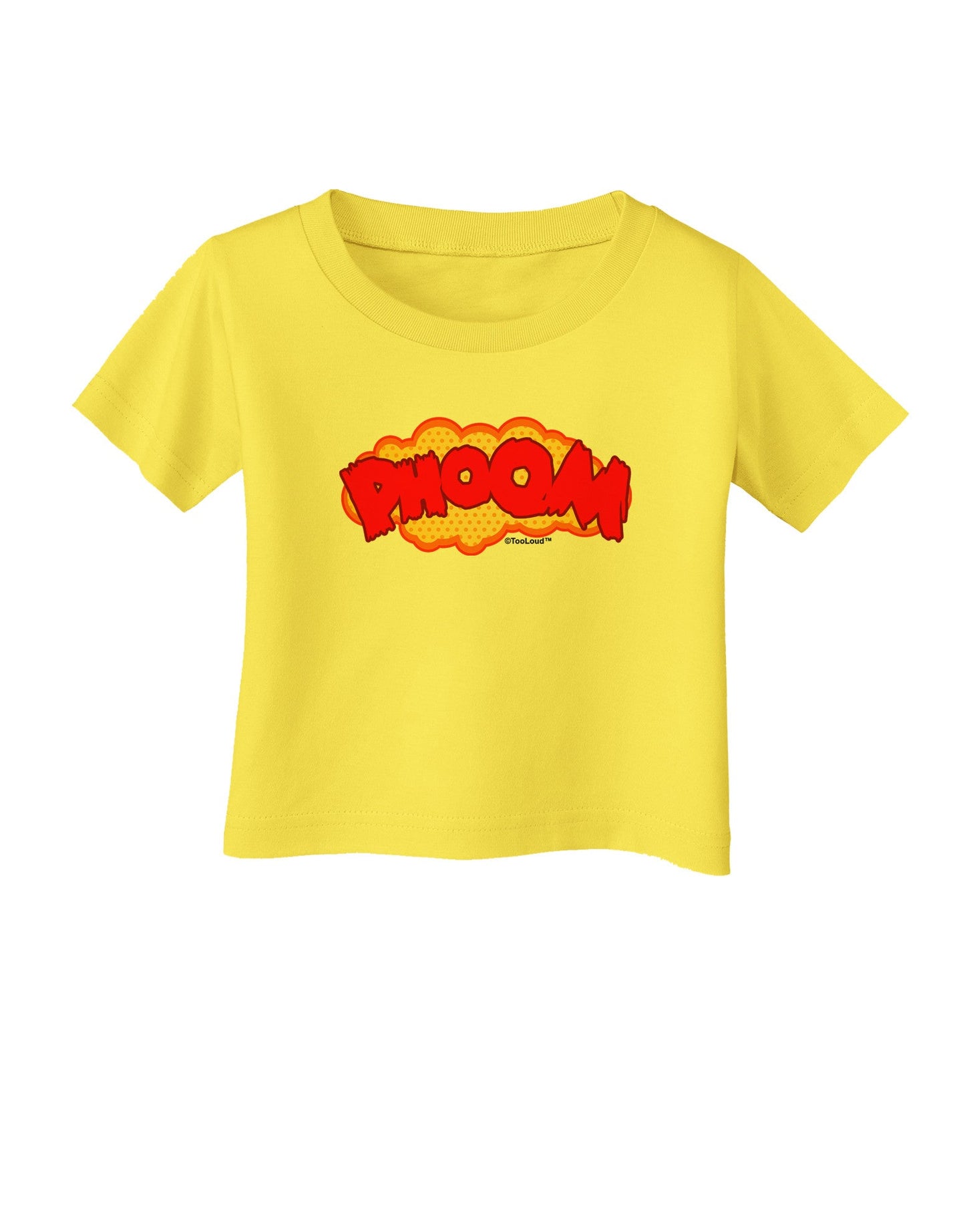Onomatopoeia PHOOM Infant T-Shirt-Infant T-Shirt-TooLoud-Yellow-06-Months-Davson Sales