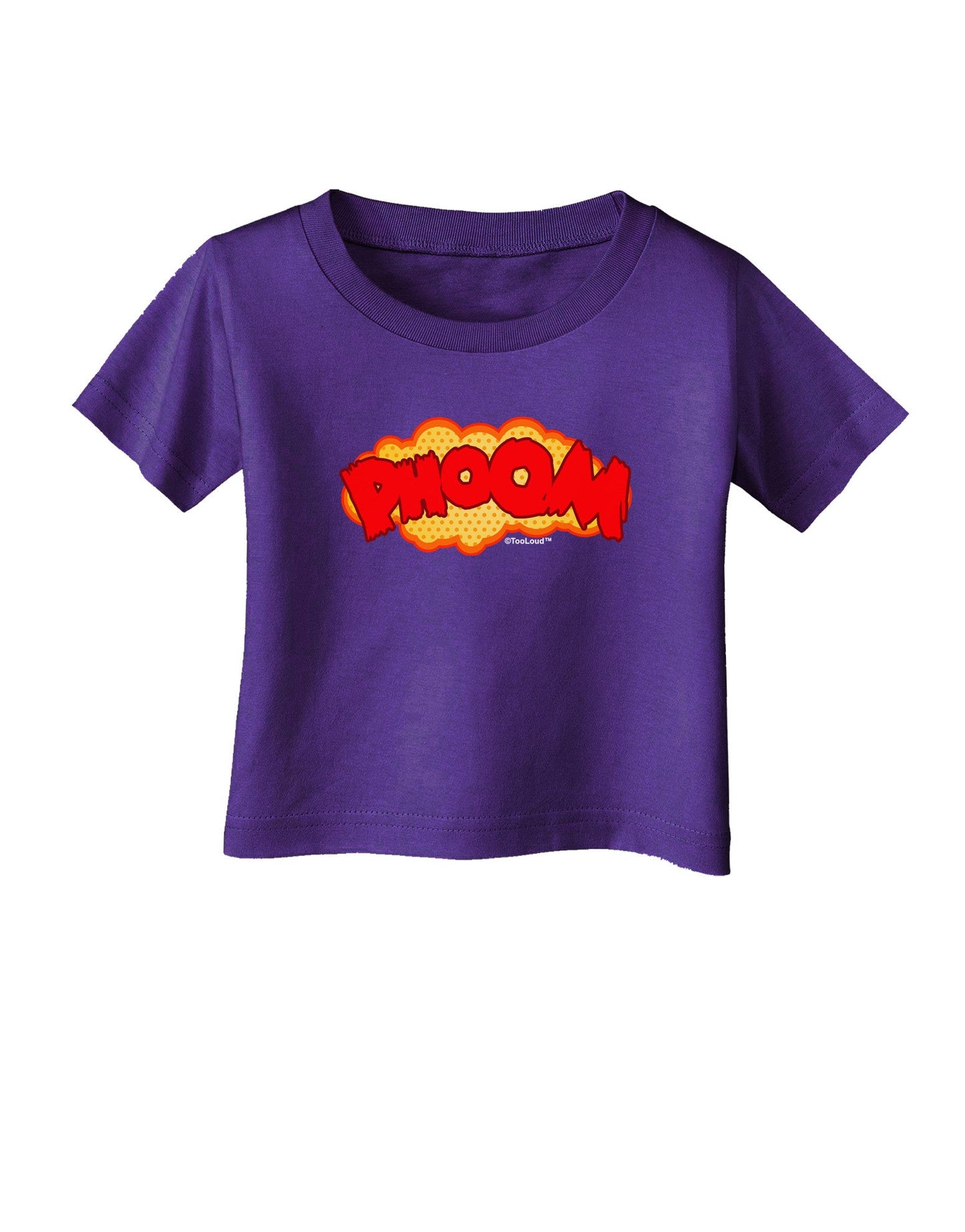 Onomatopoeia PHOOM Infant T-Shirt Dark-Infant T-Shirt-TooLoud-Purple-06-Months-Davson Sales