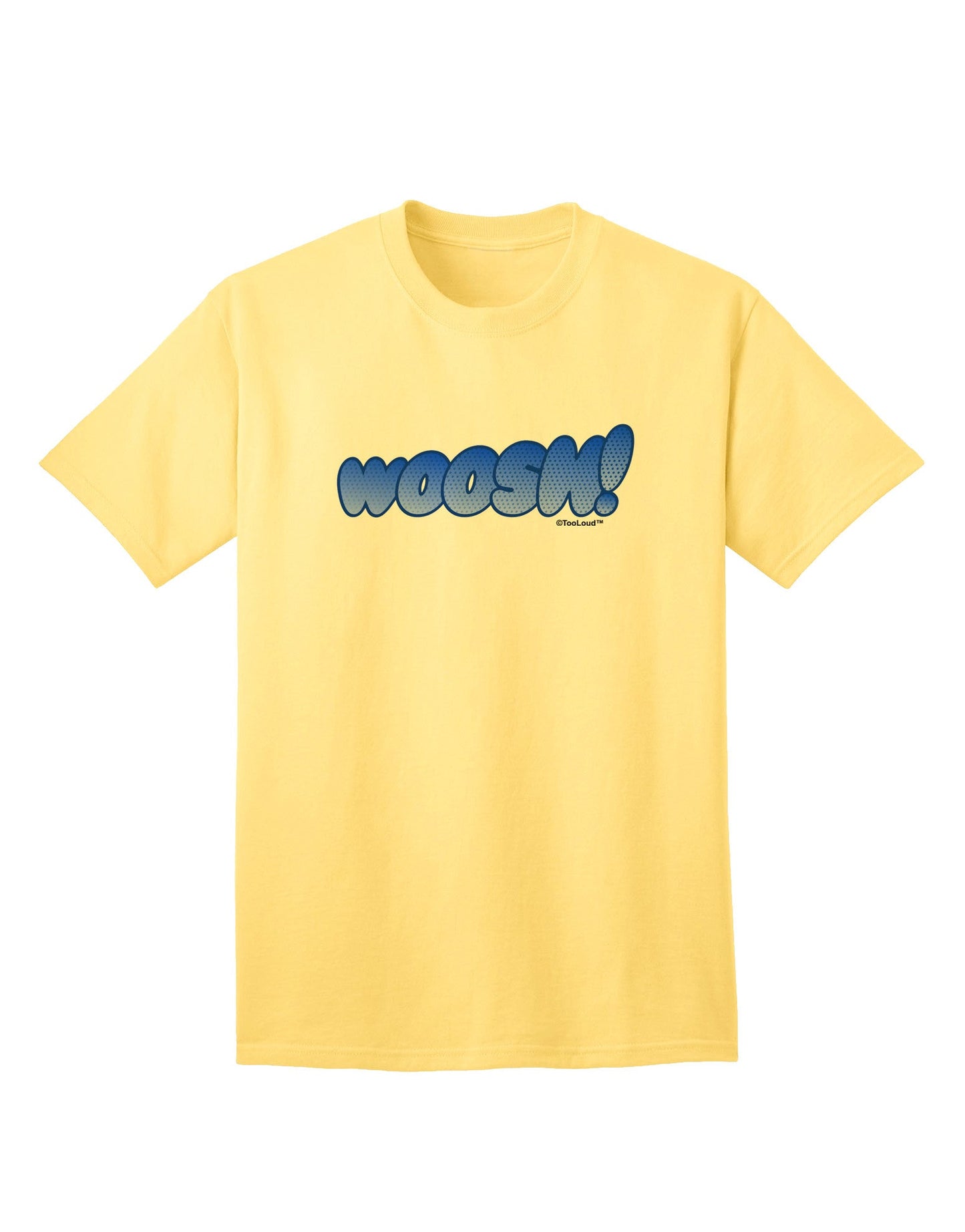 Onomatopoeia WOOSH Adult T-Shirt-Mens T-Shirt-TooLoud-Yellow-Small-Davson Sales