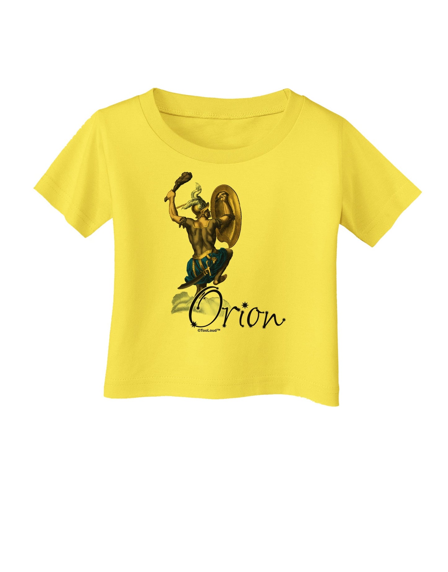 Orion Color Illustration Infant T-Shirt-Infant T-Shirt-TooLoud-Yellow-06-Months-Davson Sales