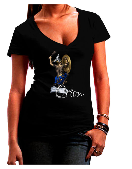 Orion Color Illustration Juniors V-Neck Dark T-Shirt-Womens V-Neck T-Shirts-TooLoud-Black-Juniors Fitted Small-Davson Sales