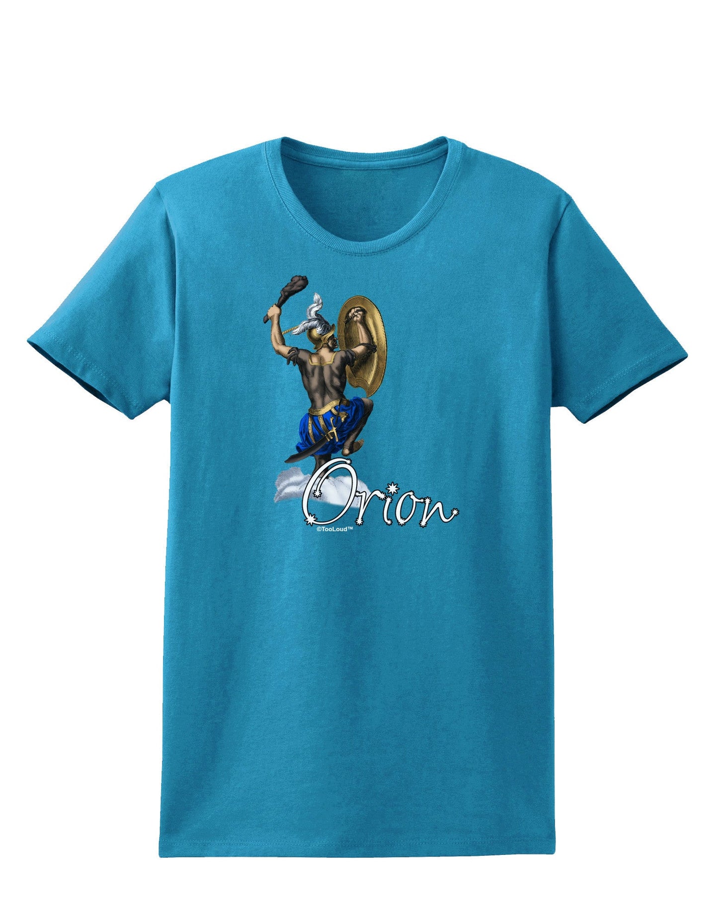 Orion Color Illustration Womens Dark T-Shirt-TooLoud-Turquoise-X-Small-Davson Sales
