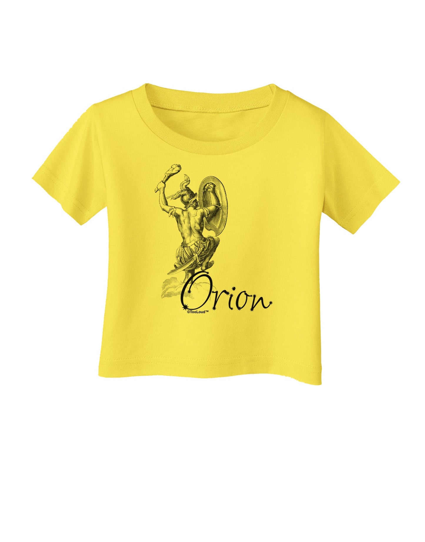 Orion Illustration Infant T-Shirt-Infant T-Shirt-TooLoud-Yellow-06-Months-Davson Sales