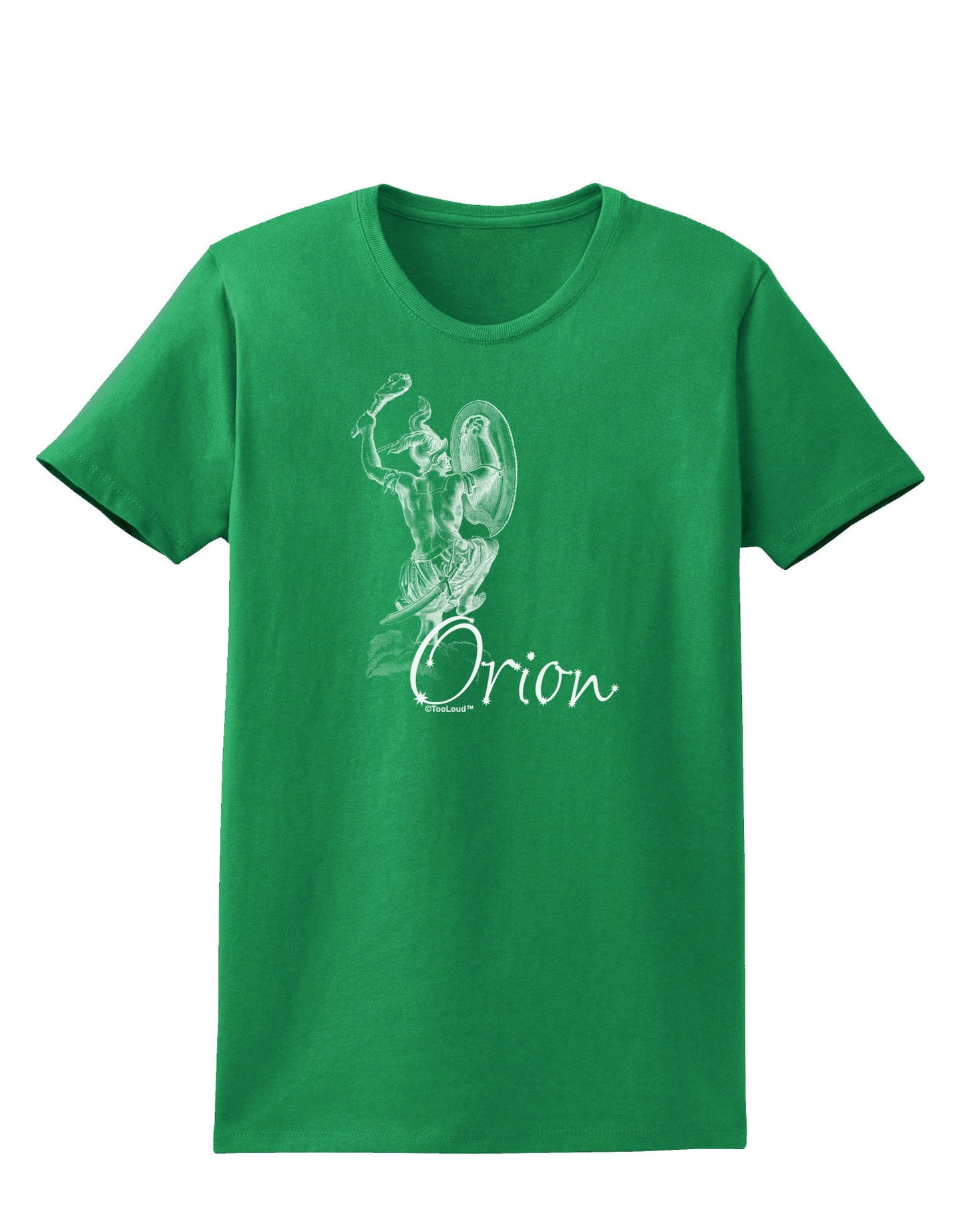 Orion Illustration Womens Dark T-Shirt-TooLoud-Kelly-Green-X-Small-Davson Sales