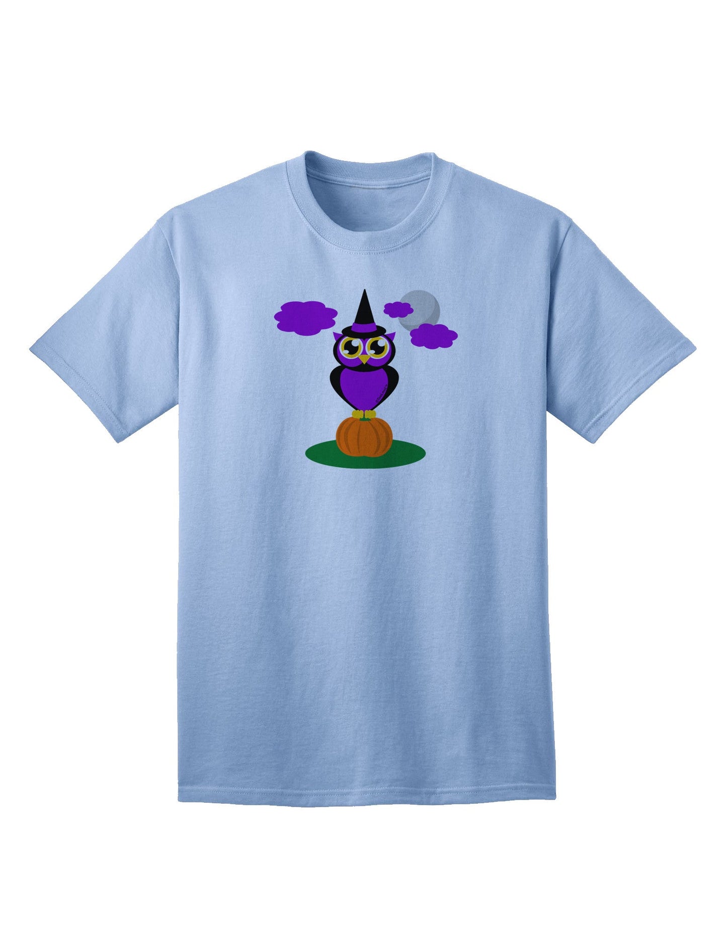 Owl Purple Adult T-Shirt-Mens T-Shirt-TooLoud-Light-Blue-Small-Davson Sales