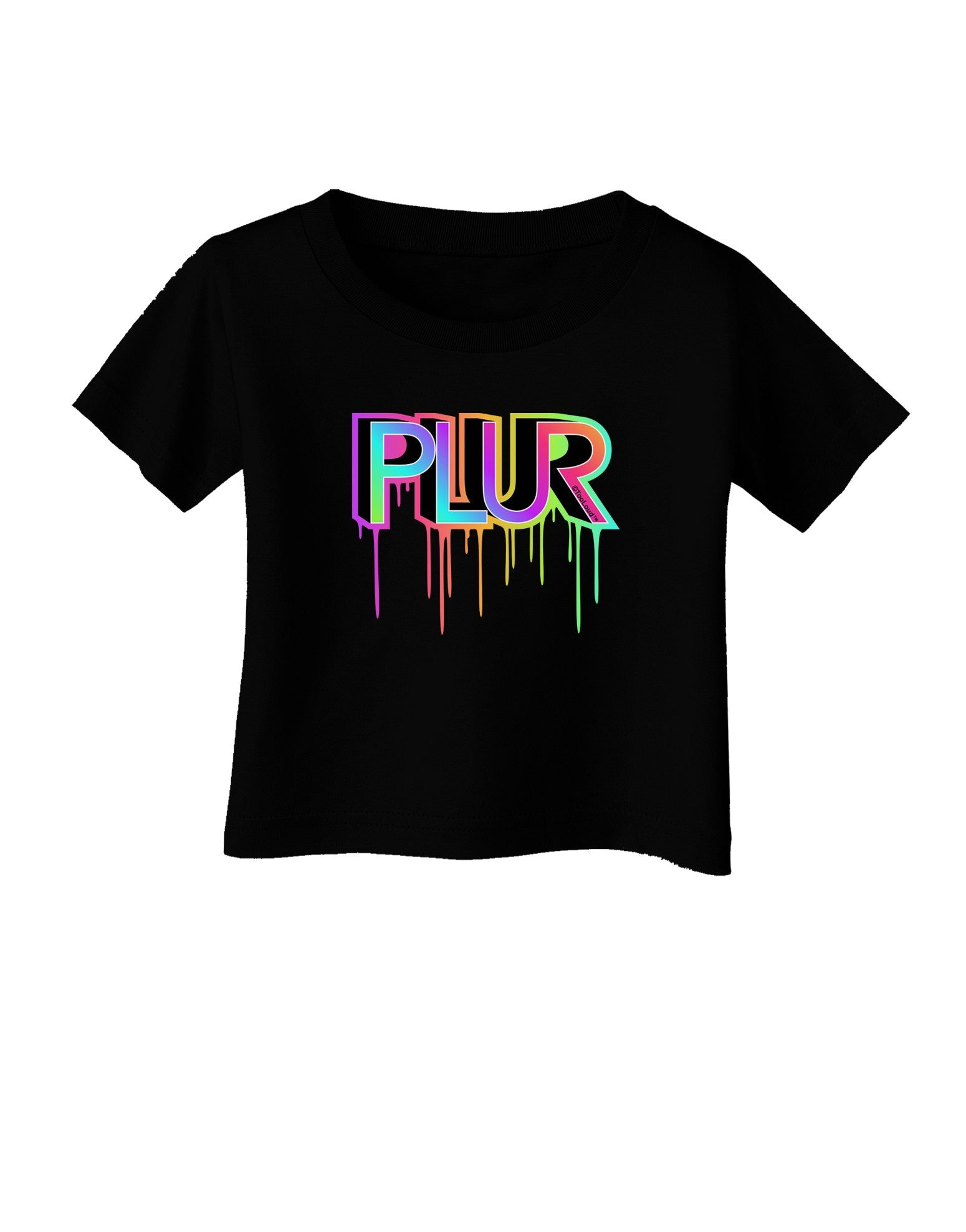 PLUR Paint Infant T-Shirt Dark-Infant T-Shirt-TooLoud-Black-06-Months-Davson Sales