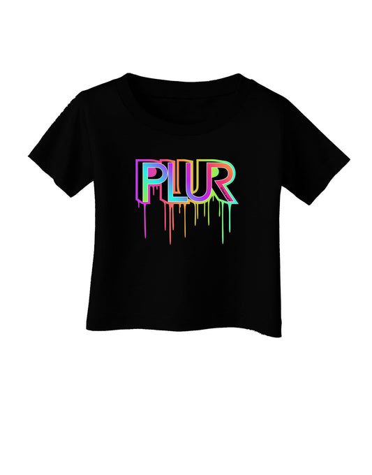 PLUR Paint Infant T-Shirt Dark-Infant T-Shirt-TooLoud-Black-06-Months-Davson Sales