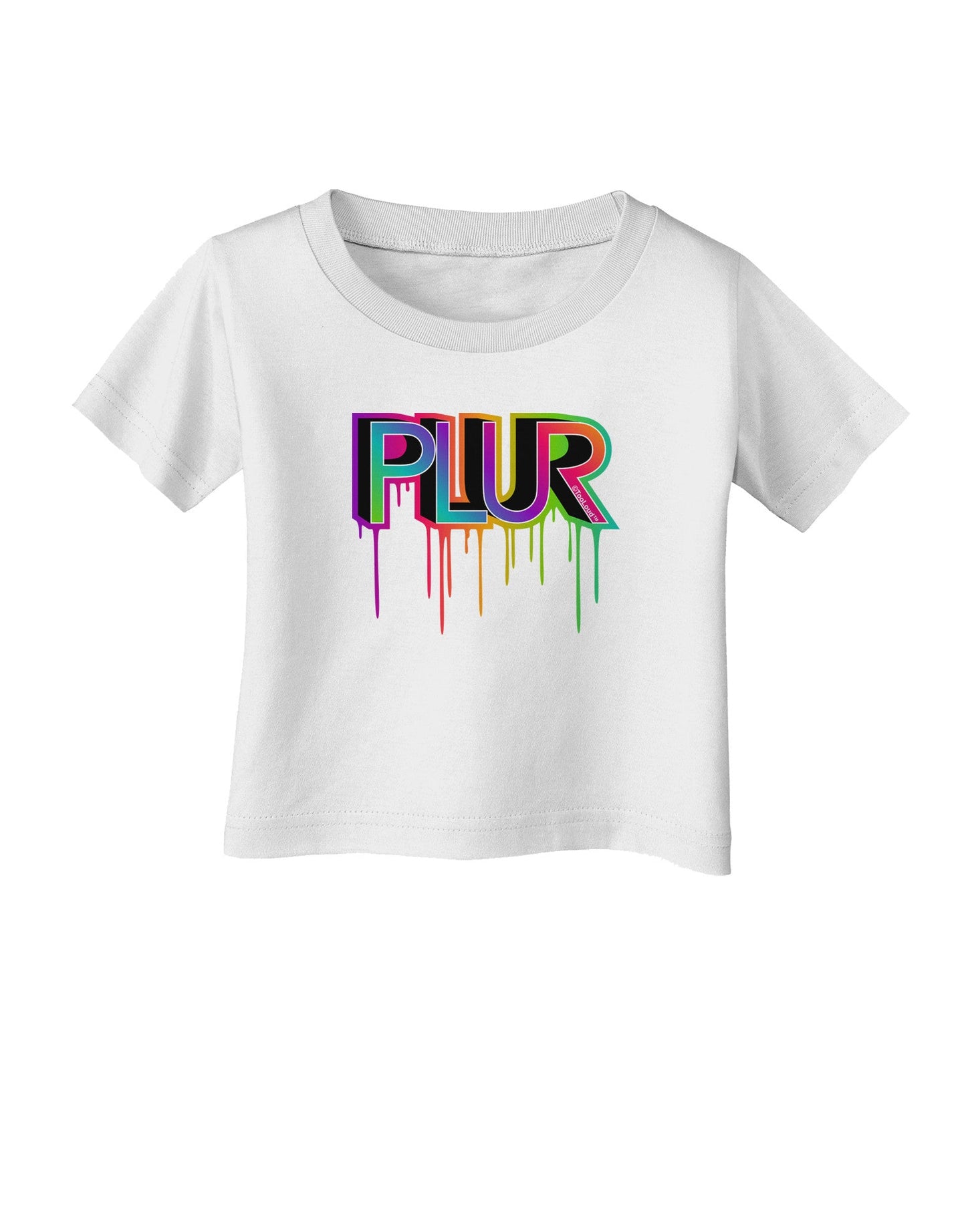 PLUR Paint Infant T-Shirt-Infant T-Shirt-TooLoud-White-06-Months-Davson Sales