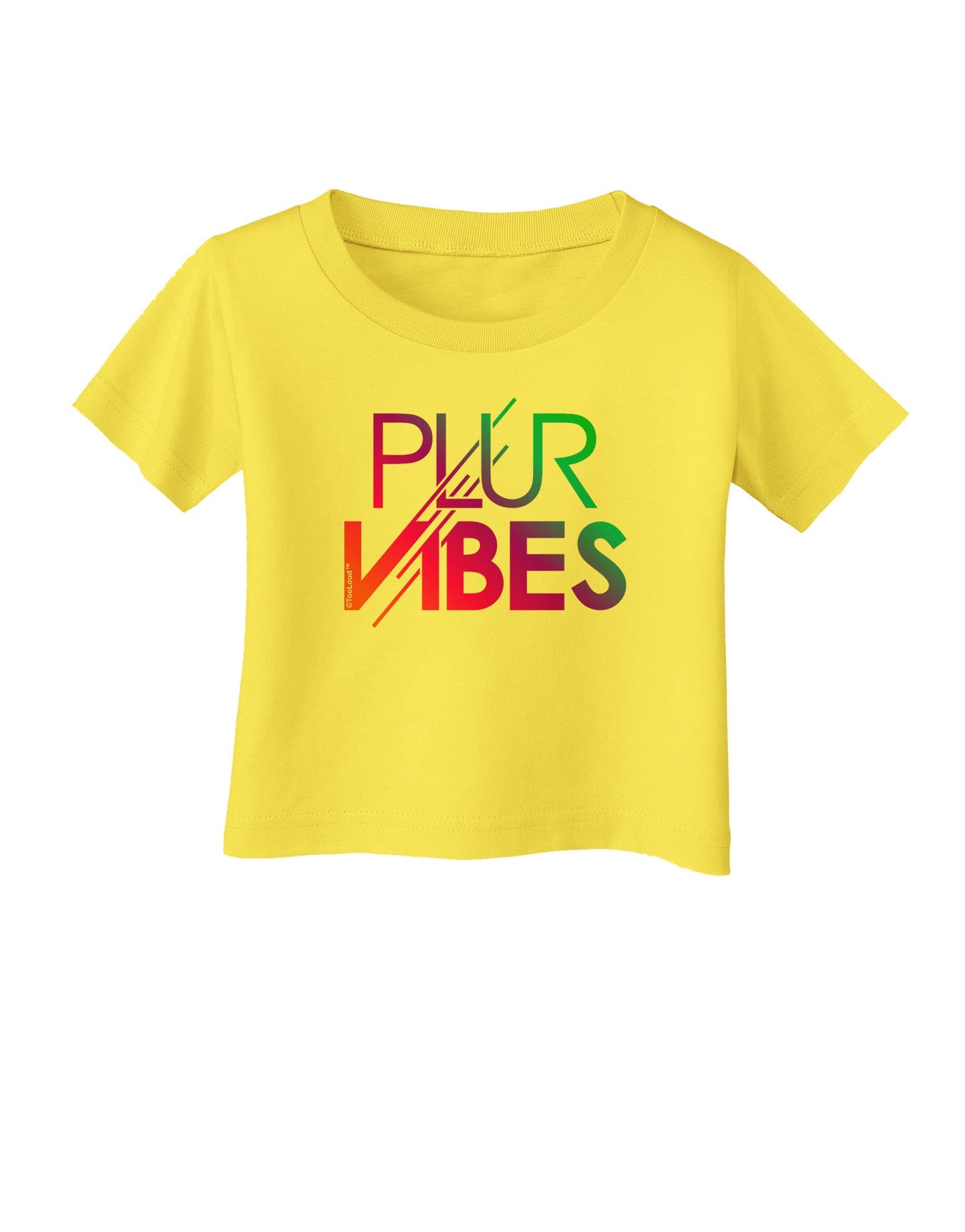 PLUR Vibes Infant T-Shirt-Infant T-Shirt-TooLoud-Yellow-06-Months-Davson Sales