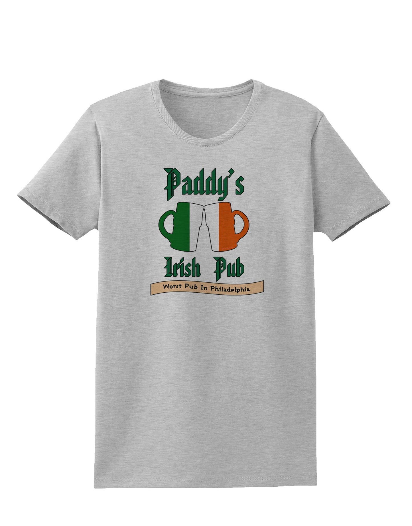 Paddy's Irish Pub Womens T-Shirt by TooLoud-Clothing-TooLoud-AshGray-X-Small-Davson Sales
