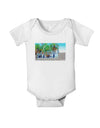 Palm Springs Watercolor Baby Romper Bodysuit-Baby Romper-TooLoud-White-06-Months-Davson Sales