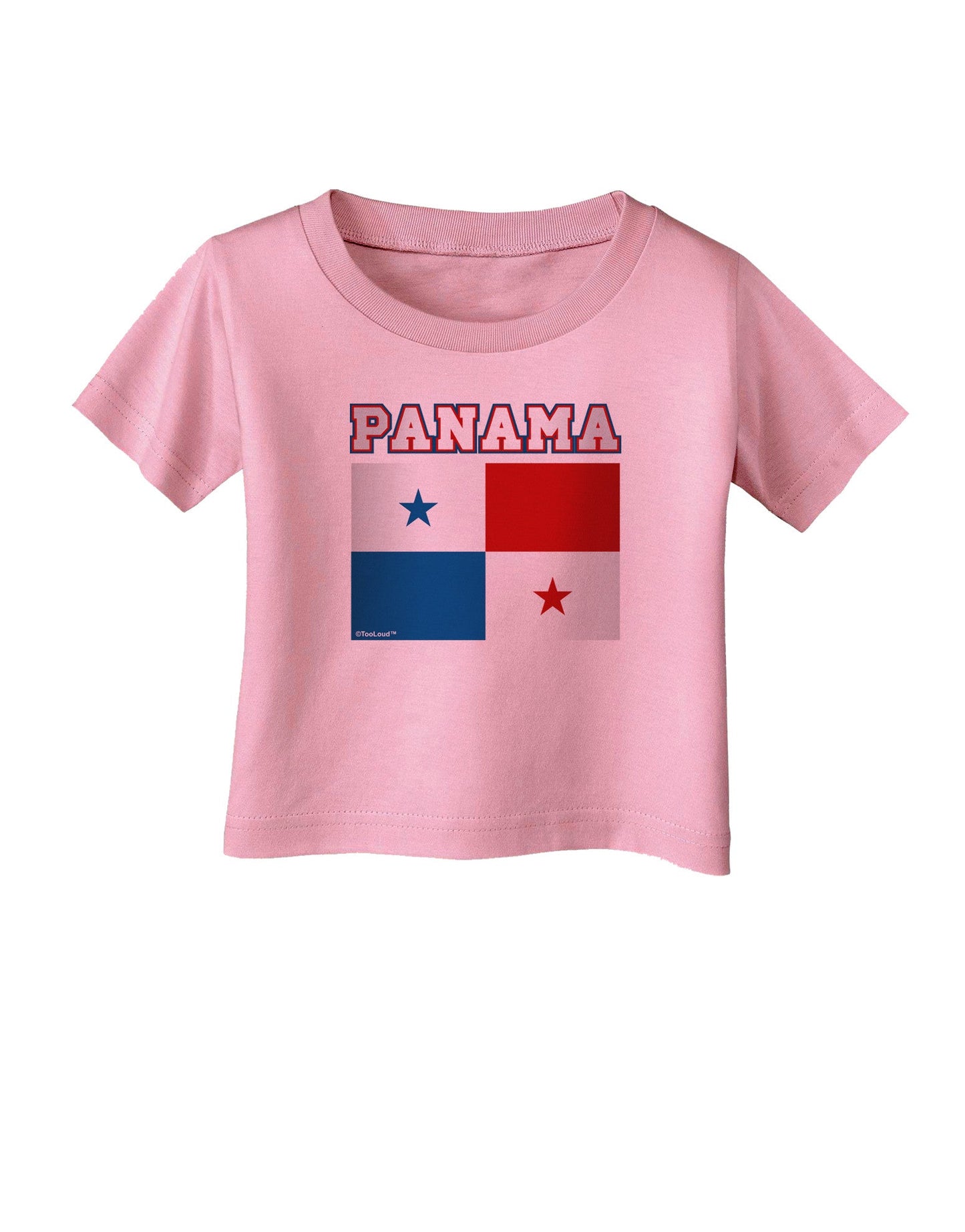 Panama Flag Infant T-Shirt-Infant T-Shirt-TooLoud-Candy-Pink-06-Months-Davson Sales
