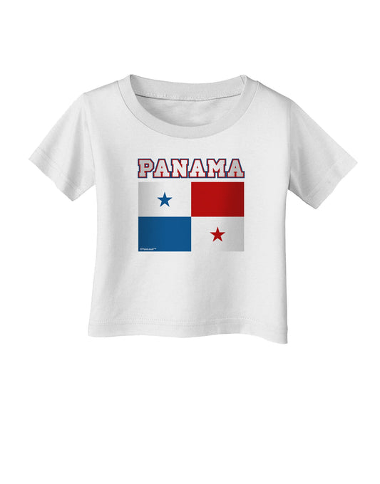 Panama Flag Infant T-Shirt-Infant T-Shirt-TooLoud-White-06-Months-Davson Sales