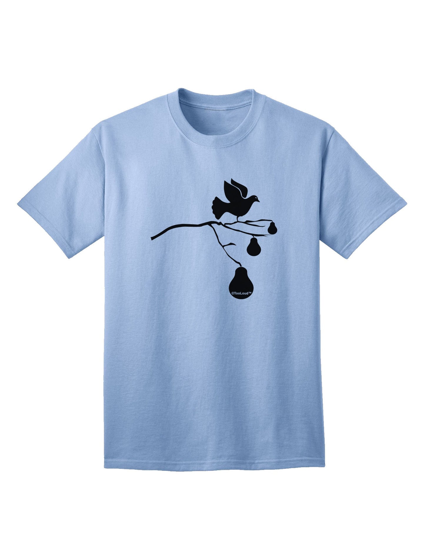 Partridge In A Pear Tree: Premium Adult T-Shirt Collection-Mens T-shirts-TooLoud-Light-Blue-Small-Davson Sales