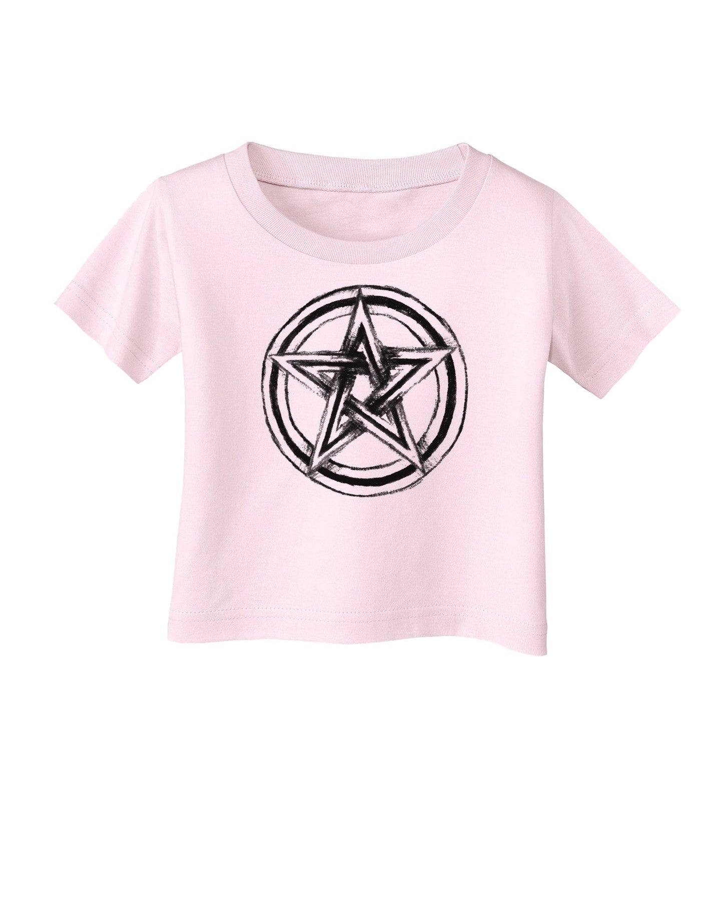 Pentacle Magick Witchcraft Star Infant T-Shirt-Infant T-Shirt-TooLoud-Light-Pink-06-Months-Davson Sales