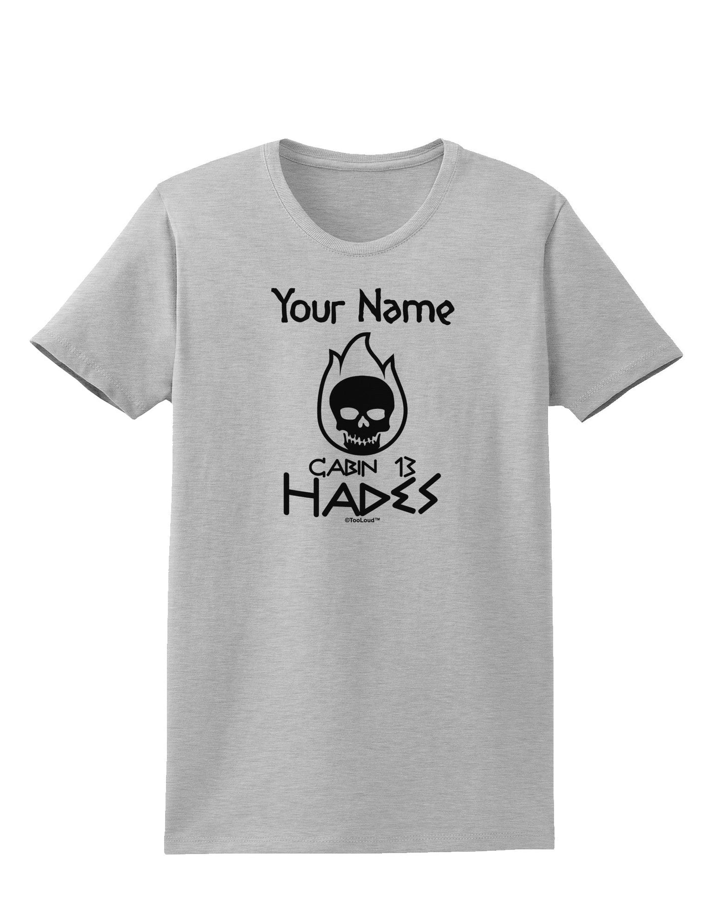 Personalized Cabin 13 Hades Womens T-Shirt-Womens T-Shirt-TooLoud-AshGray-X-Small-Davson Sales