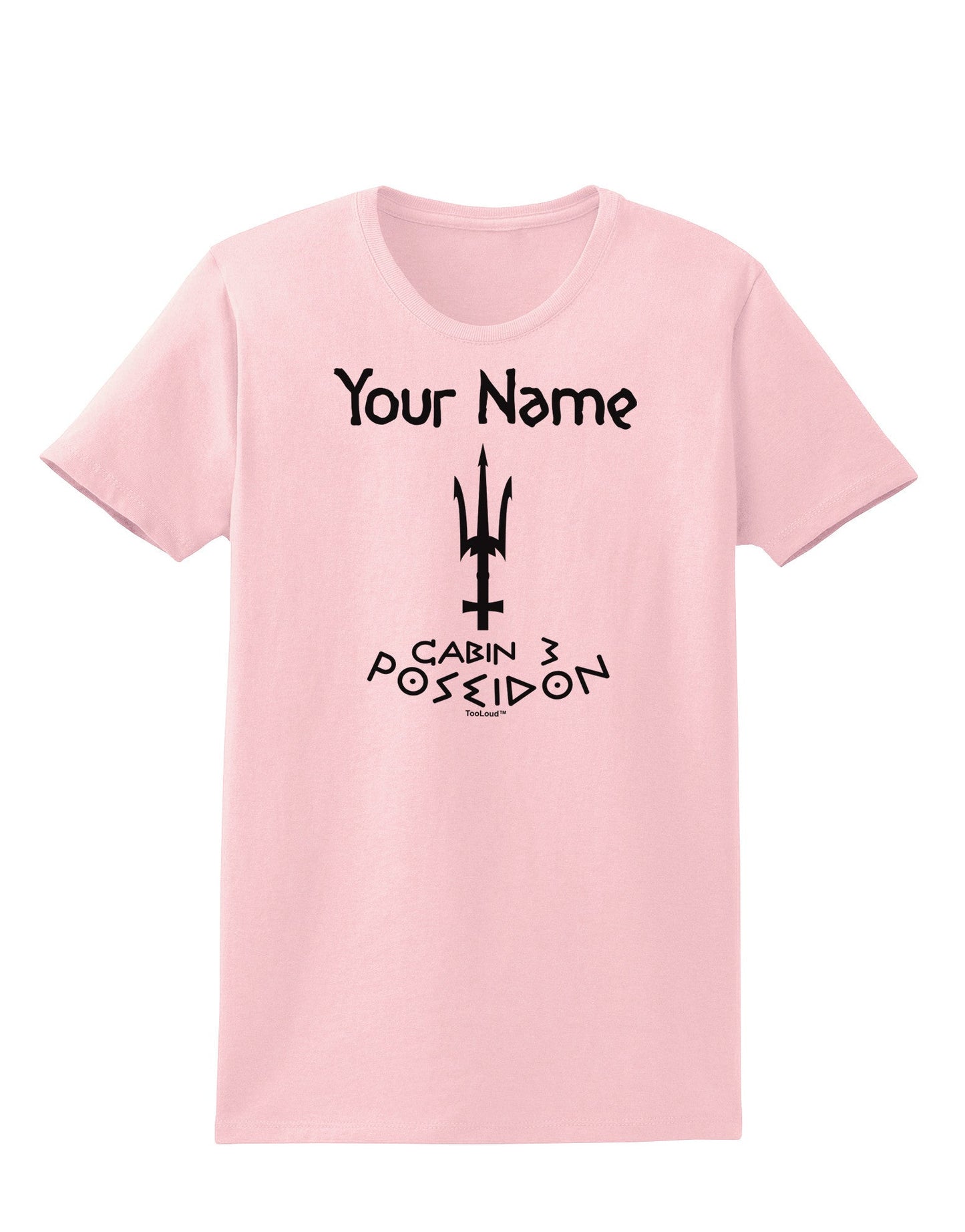 Personalized Cabin 3 Poseidon Womens T-Shirt-Womens T-Shirt-TooLoud-PalePink-X-Small-Davson Sales