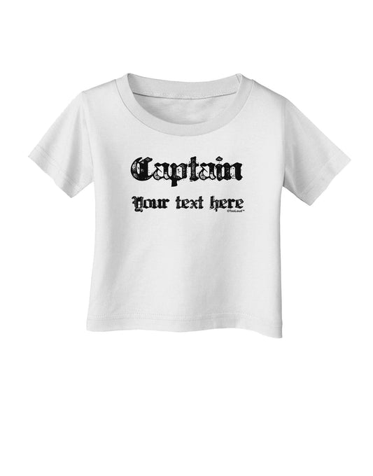 Personalized Captain Infant T-Shirt-Infant T-Shirt-TooLoud-White-06-Months-Davson Sales