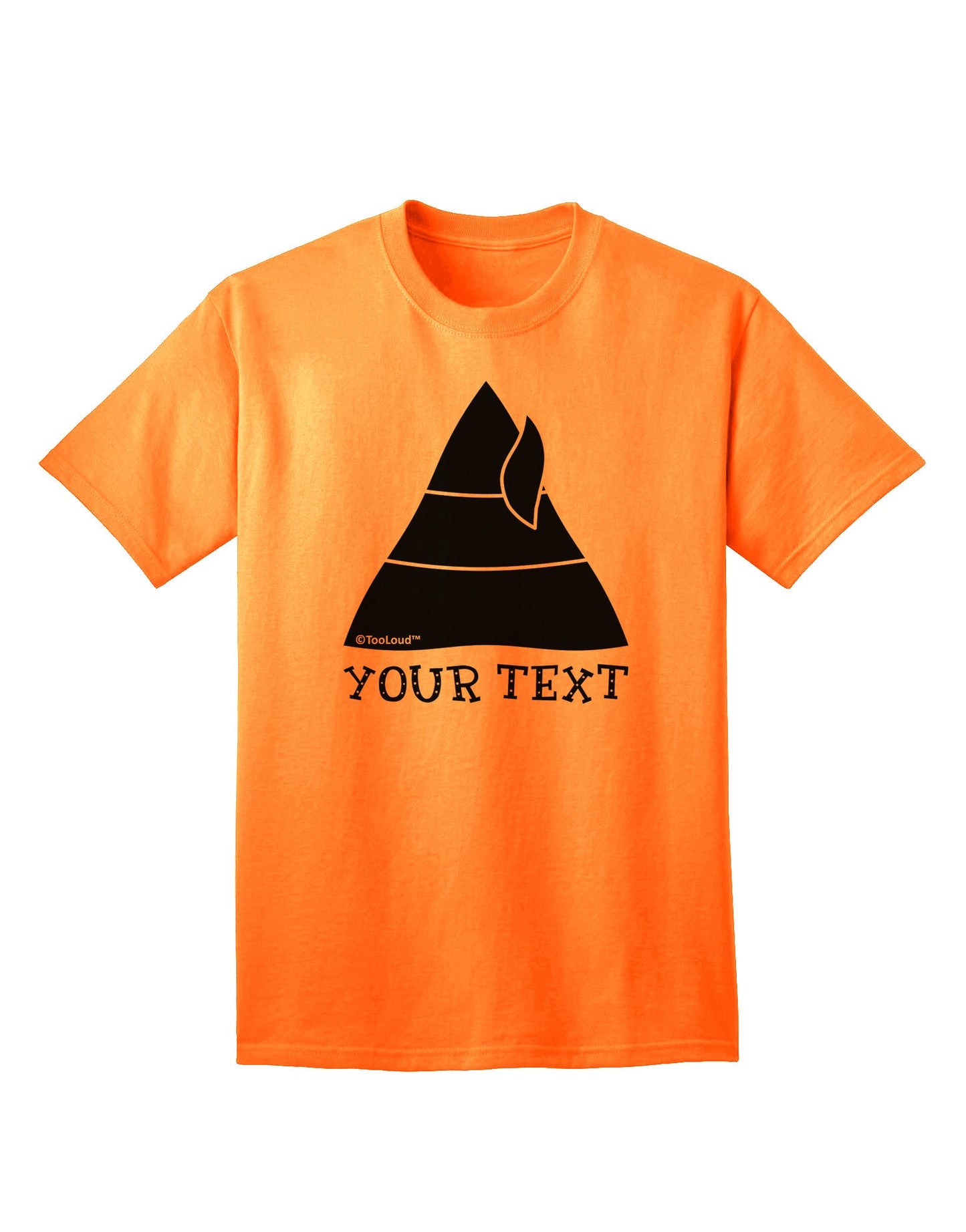 Personalized Matching Elf Family Design - Your Text Adult T-Shirt-Mens T-Shirt-TooLoud-Neon-Orange-Small-Davson Sales