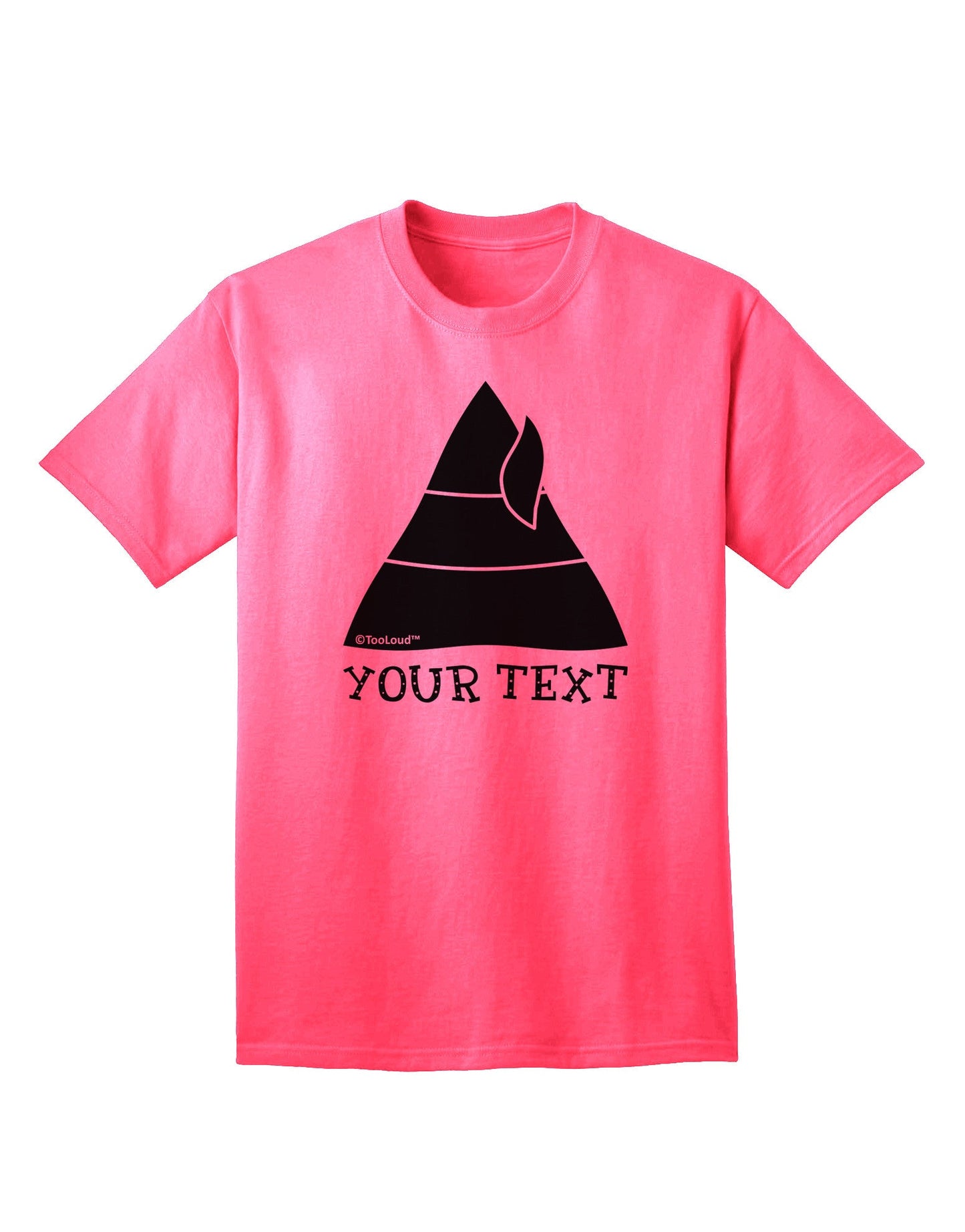 Personalized Matching Elf Family Design - Your Text Adult T-Shirt-Mens T-Shirt-TooLoud-Neon-Pink-Small-Davson Sales