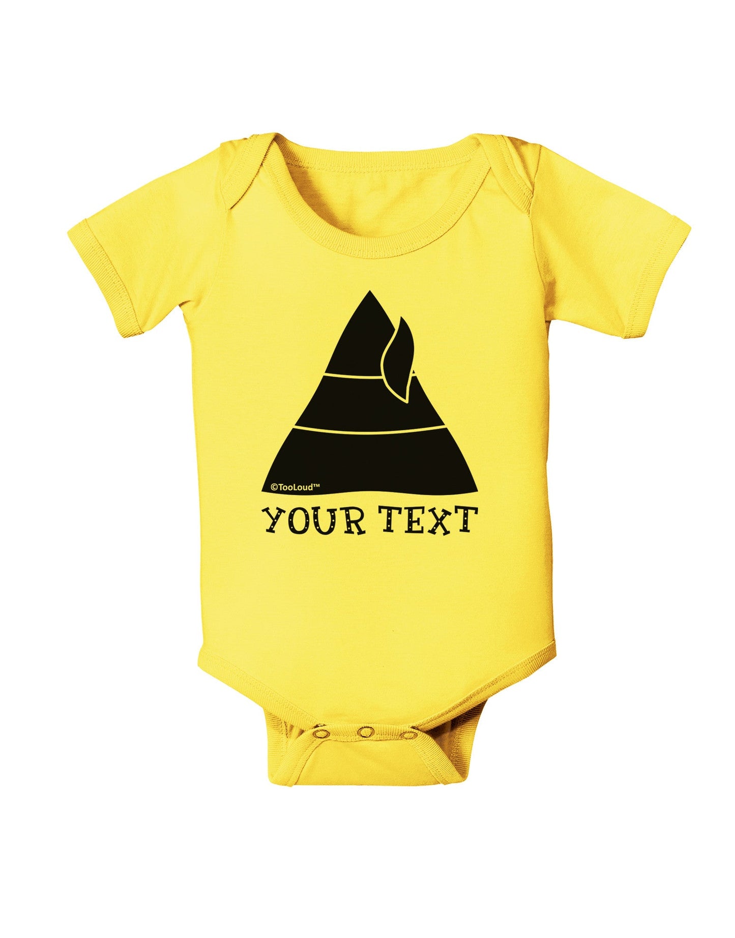 Personalized Matching Elf Family Design - Your Text Baby Romper Bodysuit-Baby Romper-TooLoud-Yellow-06-Months-Davson Sales