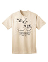 Personalized Mr and Mrs -Name- Established -Date- Design Adult T-Shirt-Mens T-Shirt-TooLoud-Natural-Small-Davson Sales